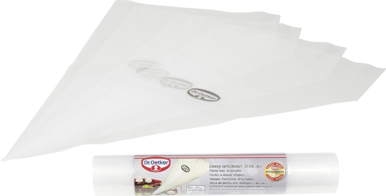 Dr. Oetker Küchenhelfer Backblech Dr. Oetker Einweg-Spritzbeutel Classic 30 Stück