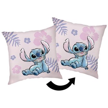 Sarcia.eu Zierkissen DISNEY Stitch quadratisches, Dekorationskissen 35x35 cm