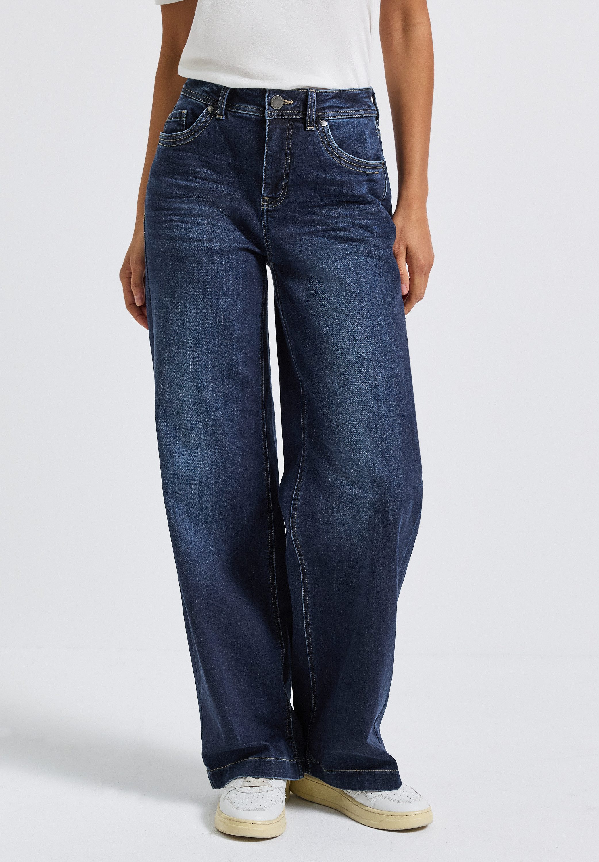 STREET ONE Weite Jeans Style Denim günstig online kaufen