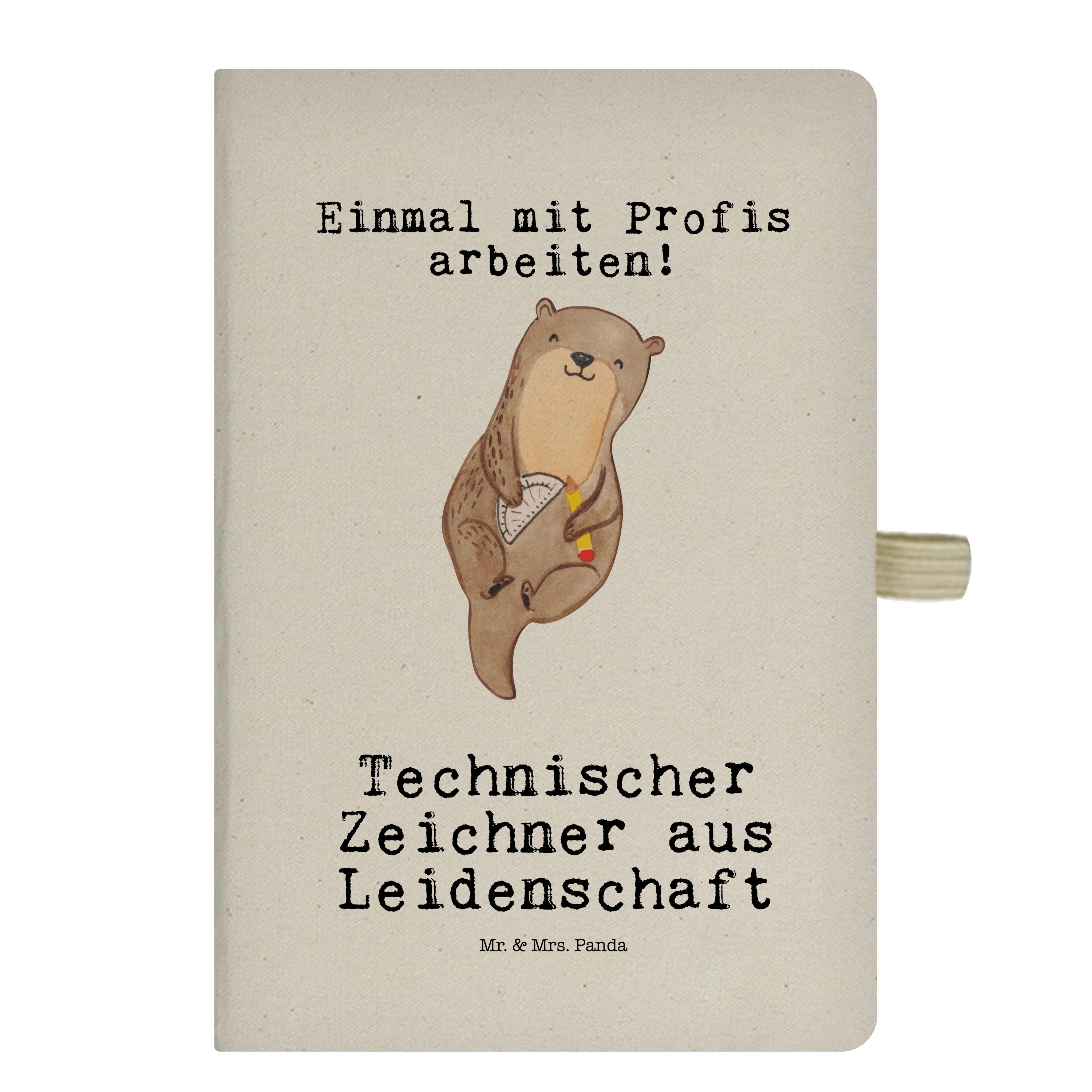 Transparent & - Mrs. Notizbuch Mr. Zeichner aus Leidenschaft & Geschenk, Notiz Technischer Mrs. Mr. Panda - Panda