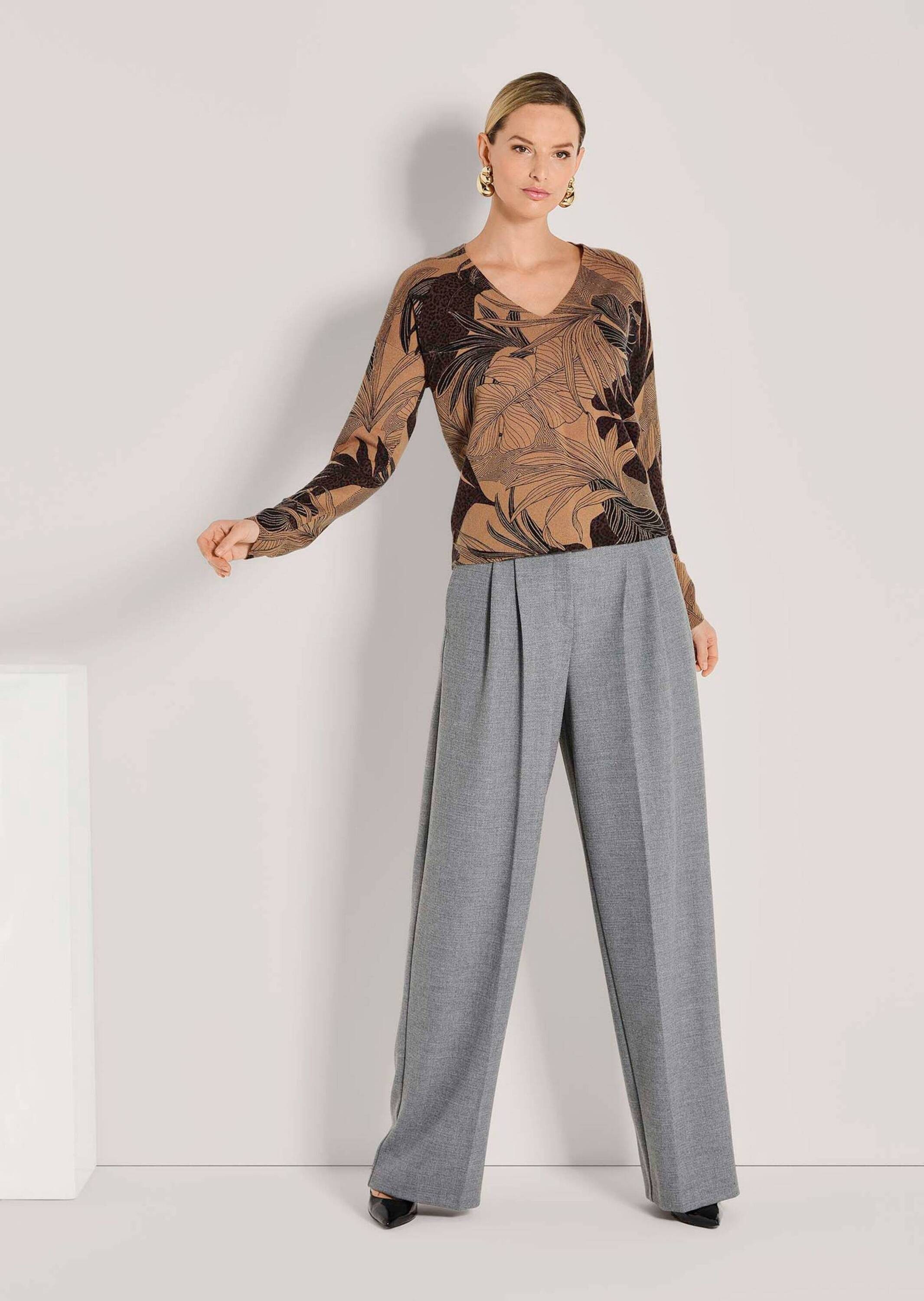 MADELEINE Strickpullover Kaschmirpullover mit V-Ausschnitt Pullover mit lux günstig online kaufen