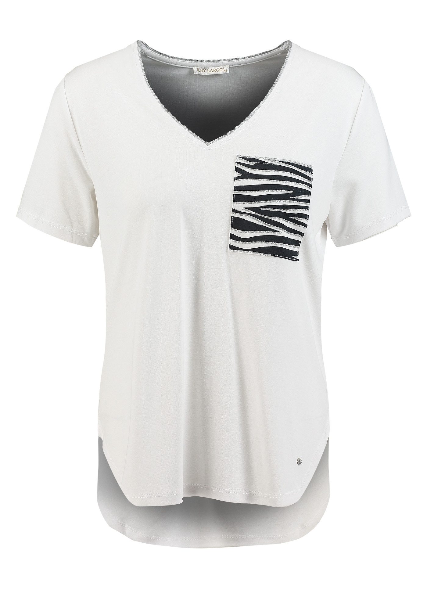 Key Largo T-Shirt WT ZEBRA v-neck (1er)