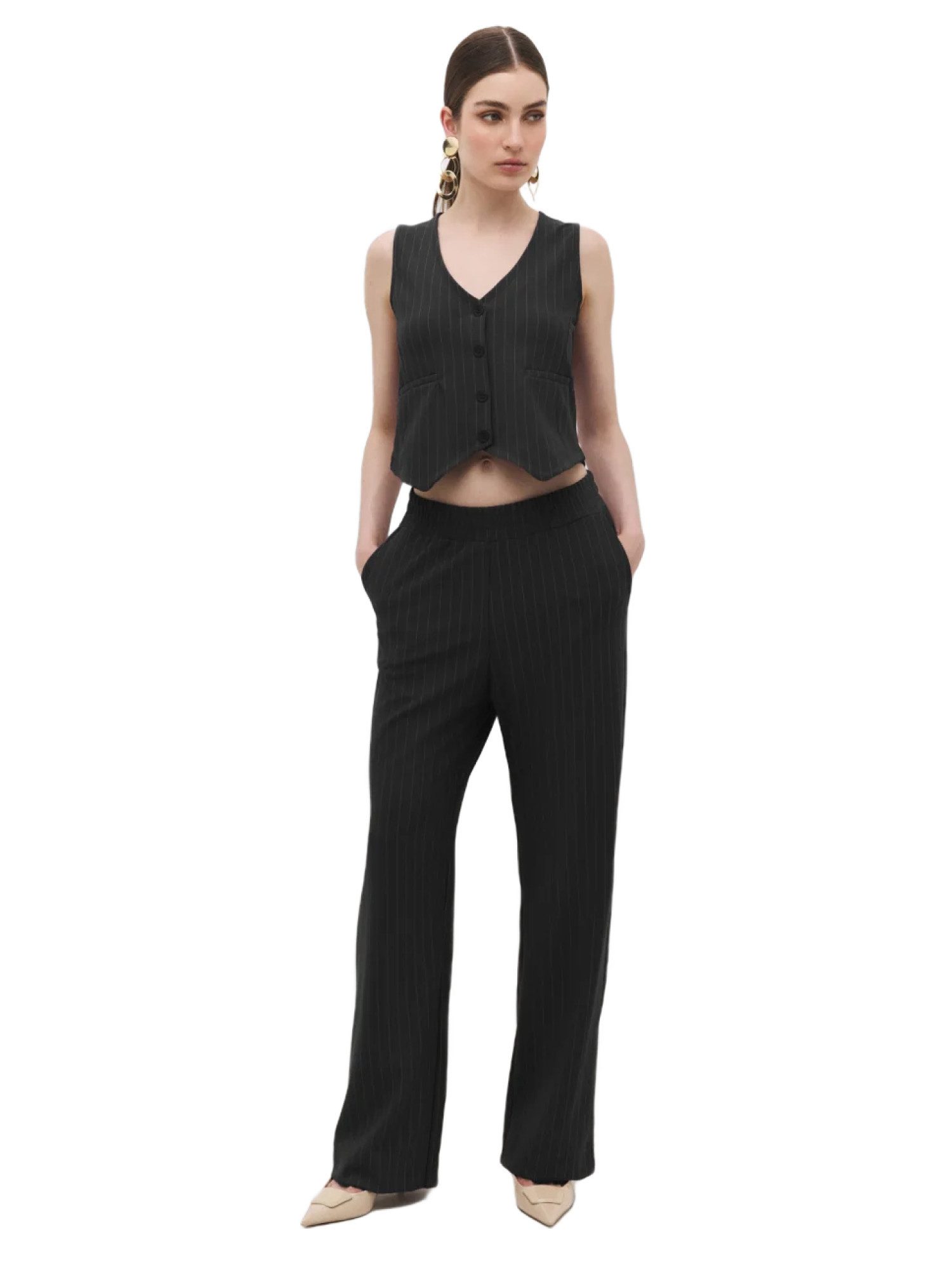 Bequeme Jeans Hose mit geradem Bein