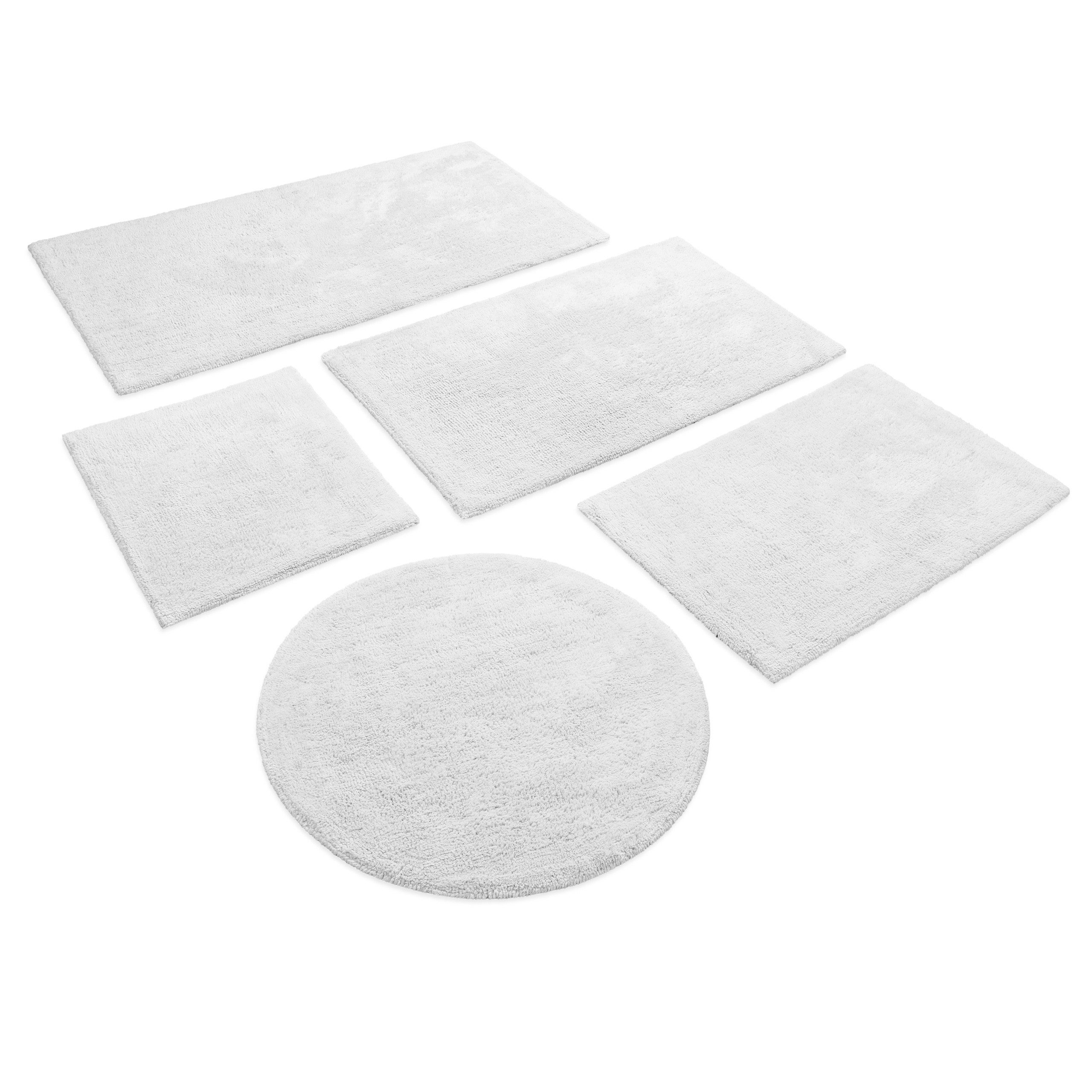 Wecon home Basics Badematte Erik, Höhe 20 mm, Baumwolle, rechteckig, waschbar, rutschfest, sehr weich, strapazierfähig, pflegeleicht
