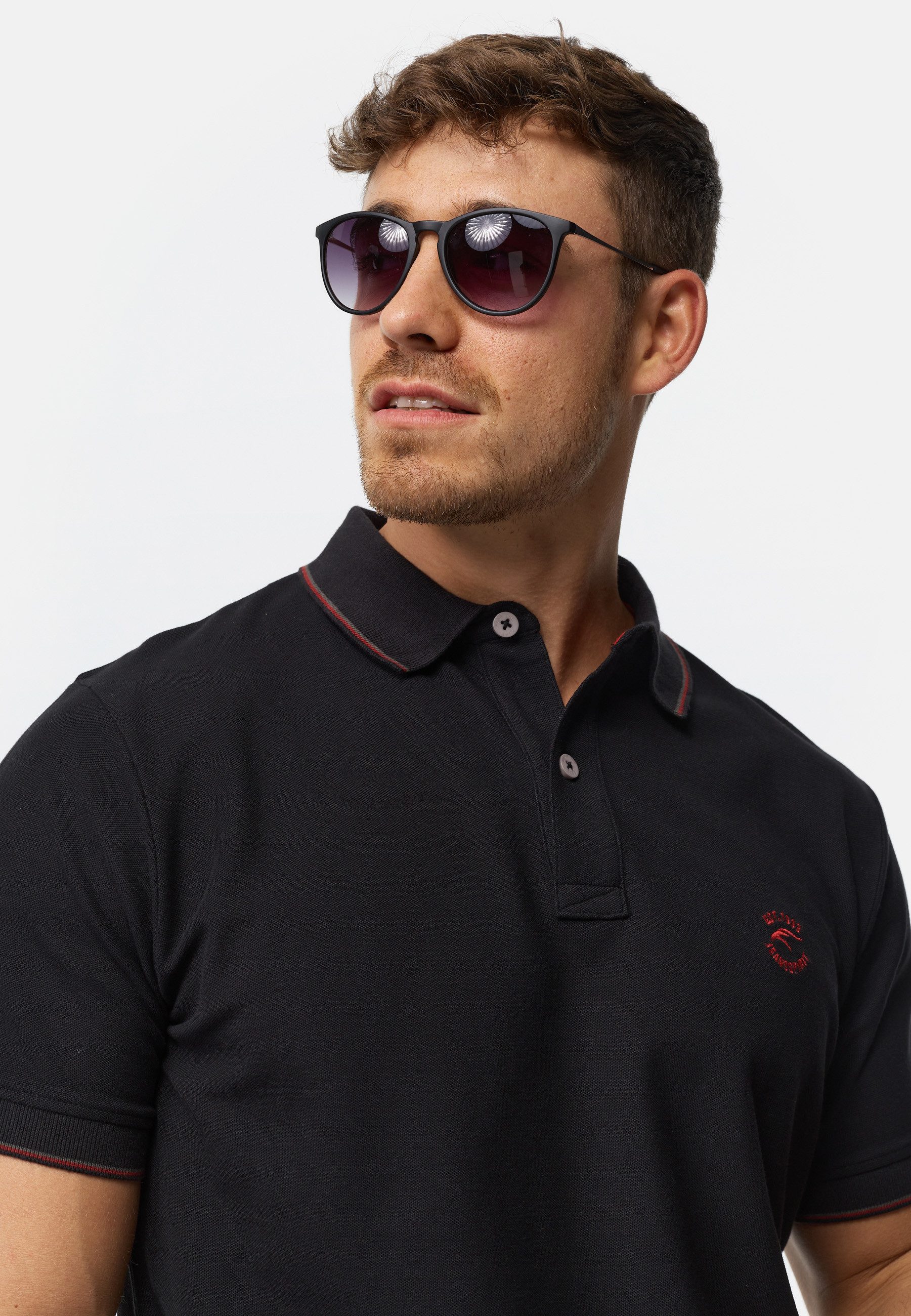 Indicode Poloshirt Herren Wallo Polo Shirt Herrenshirt 100% Baumwolle