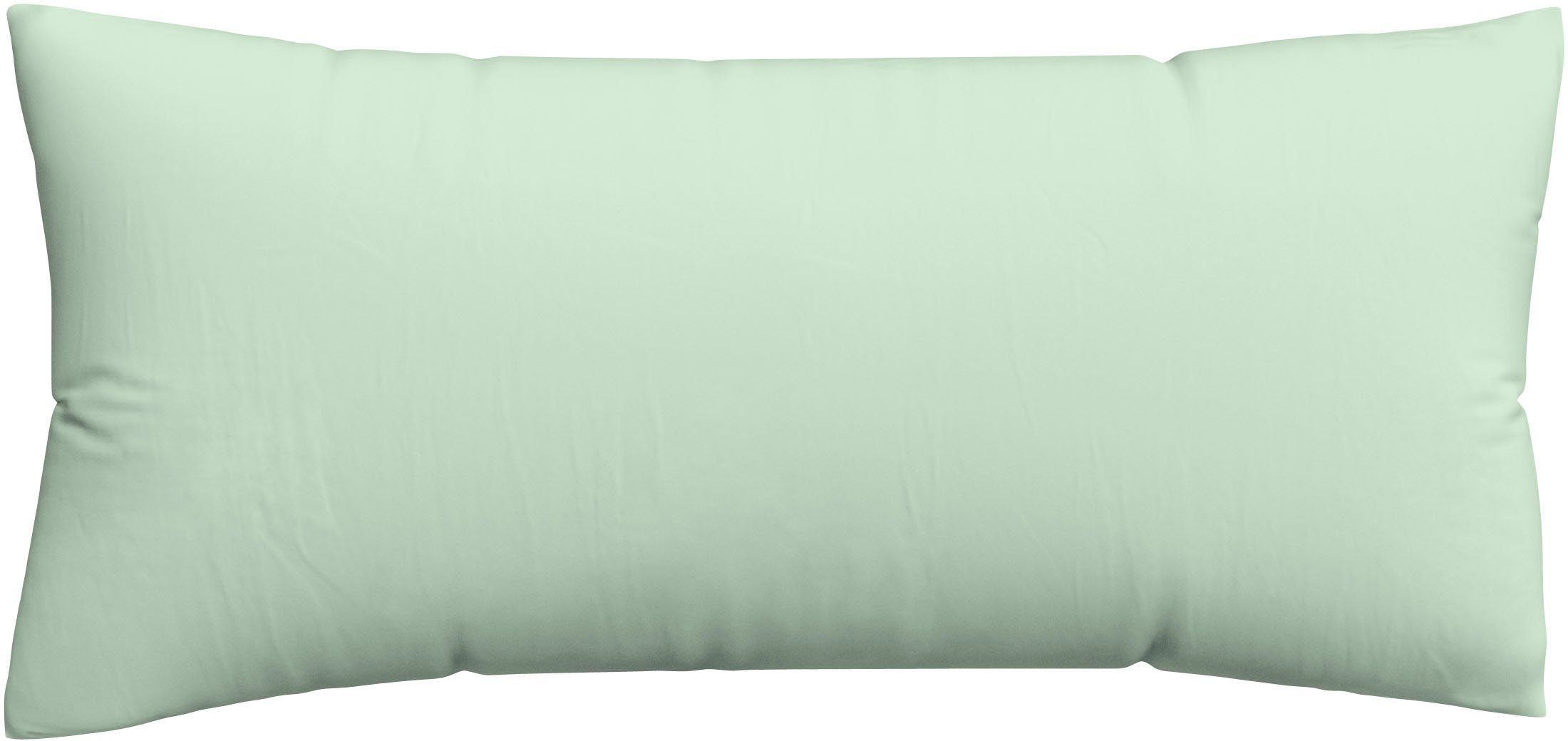 Schlafgut Kissenbezug Premium Kissenbezug Woven Satin (1 St), (1 Stück), Ton-in-Ton Reißverschluss, Fadendichte von 300tc, Uni, OEKO Tex