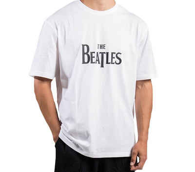 The Beatles T-Shirt »Beatles T-Shirt, "Classic Logo", Weiß, Herren« (Stück, 1-tlg., Stück) mit Frontprint