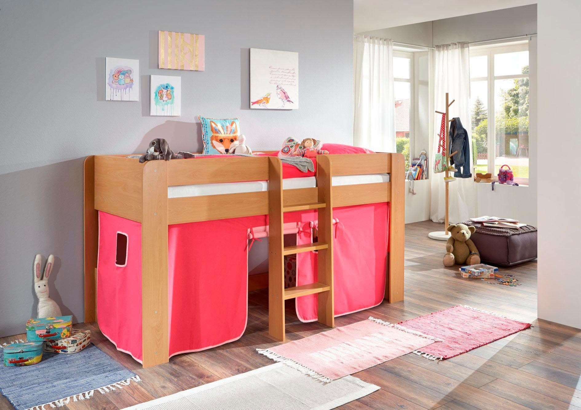 Buche Dekor natur pink/rosa