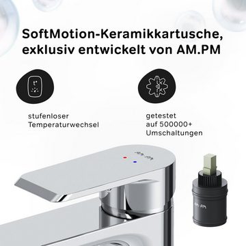 AM.PM Waschtischarmatur Waschbeckenarmatur Flash Einhebelmischer Badarmaturen (Mischbatterie) Waschtisch Mischbatterie Badezimmer Badarmatur