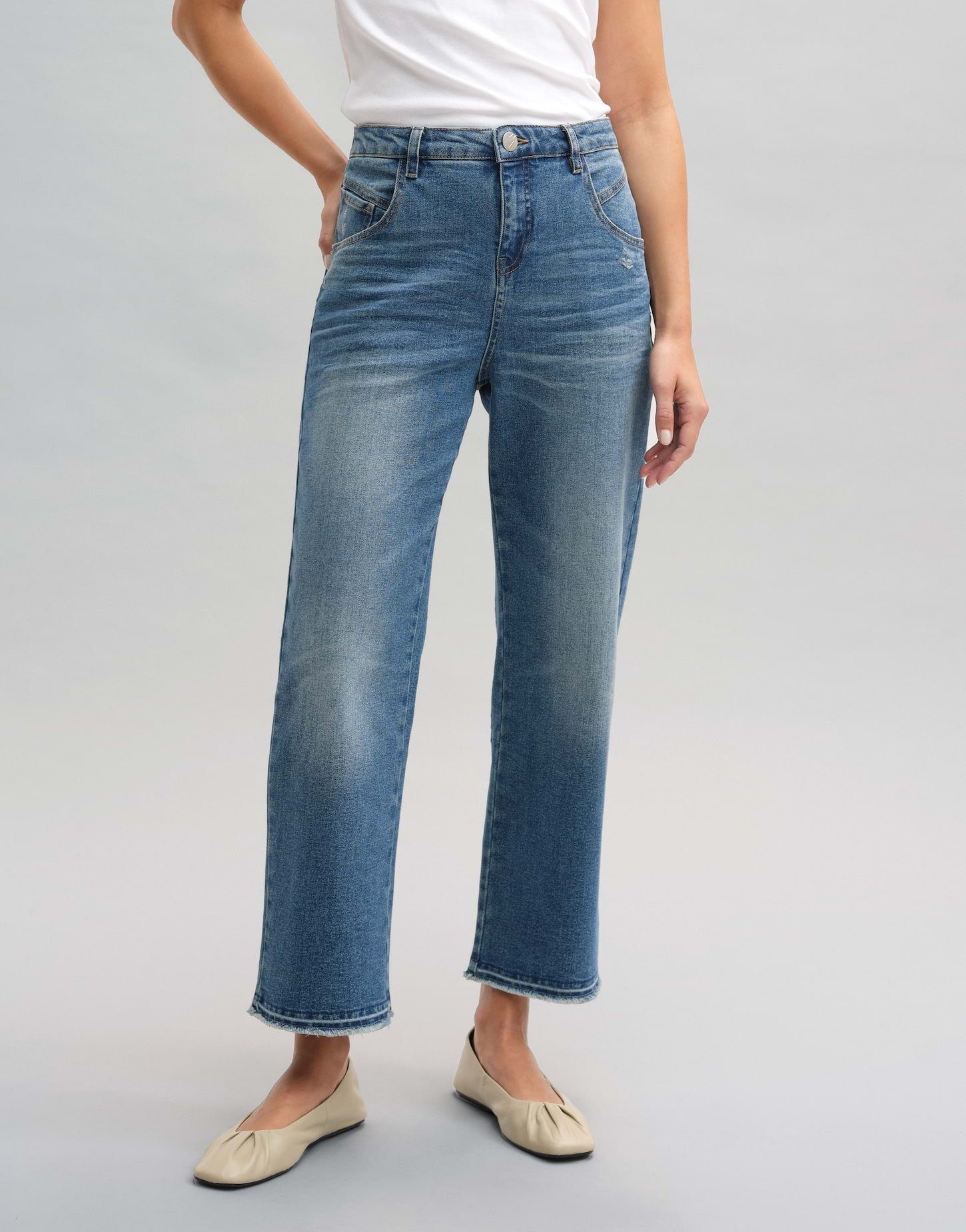 OPUS Boyfriend-Jeans OPUS Boyfriend Jeans Lani twist