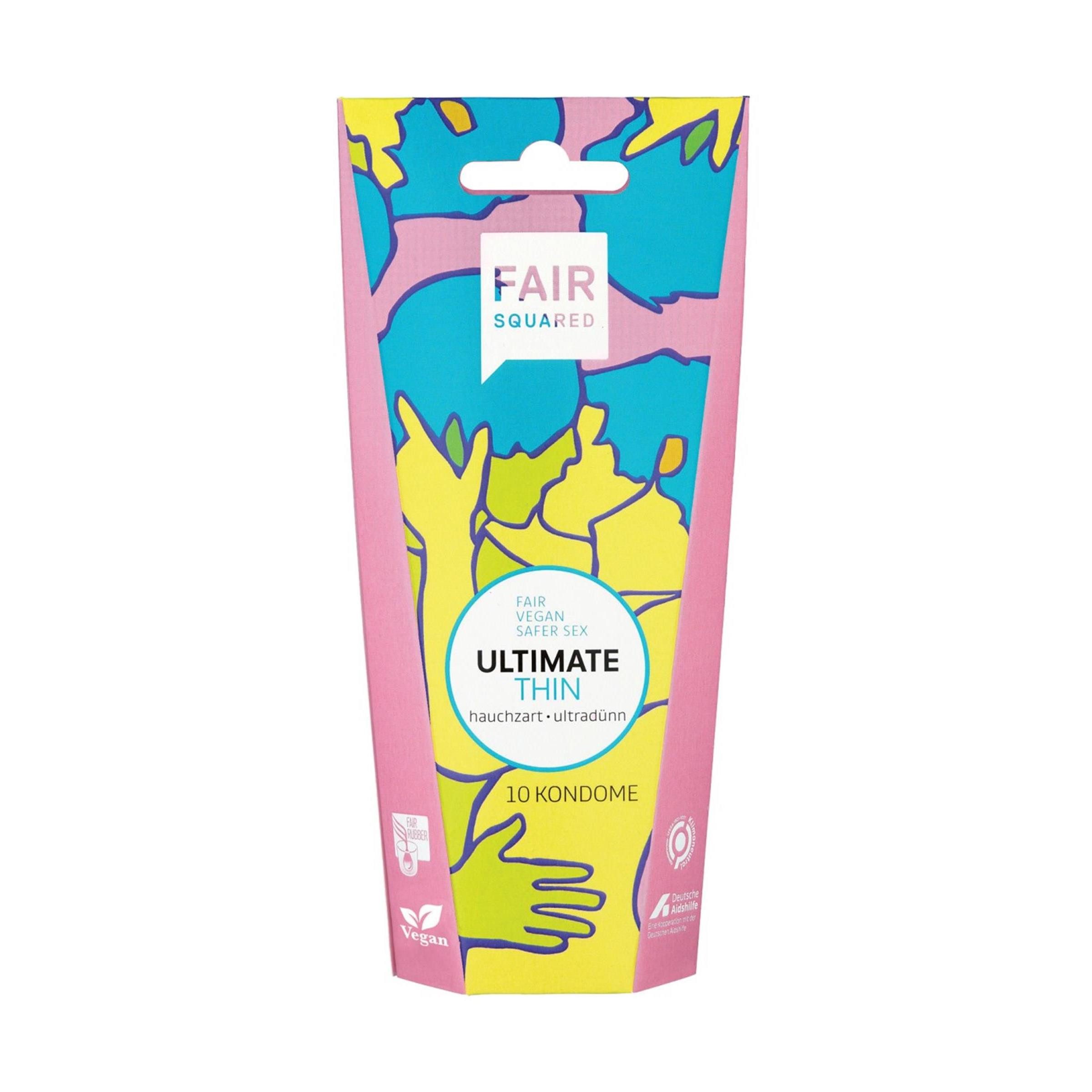 Fair Squared Kondome FAIR SQUARED Ultimate Thin 10 St.