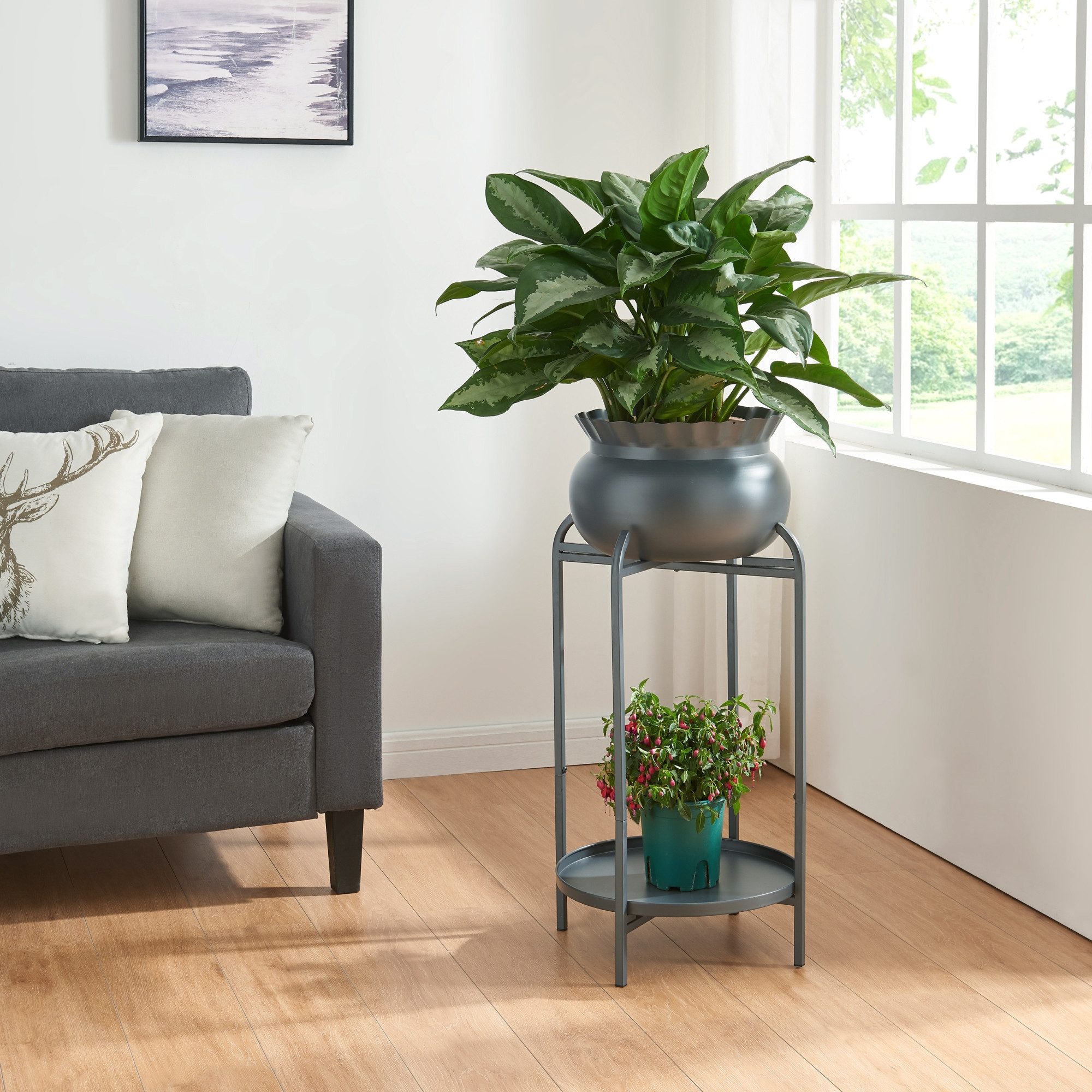 en.casa Blumenständer, »Altena« Metall 60 x günstig online kaufen