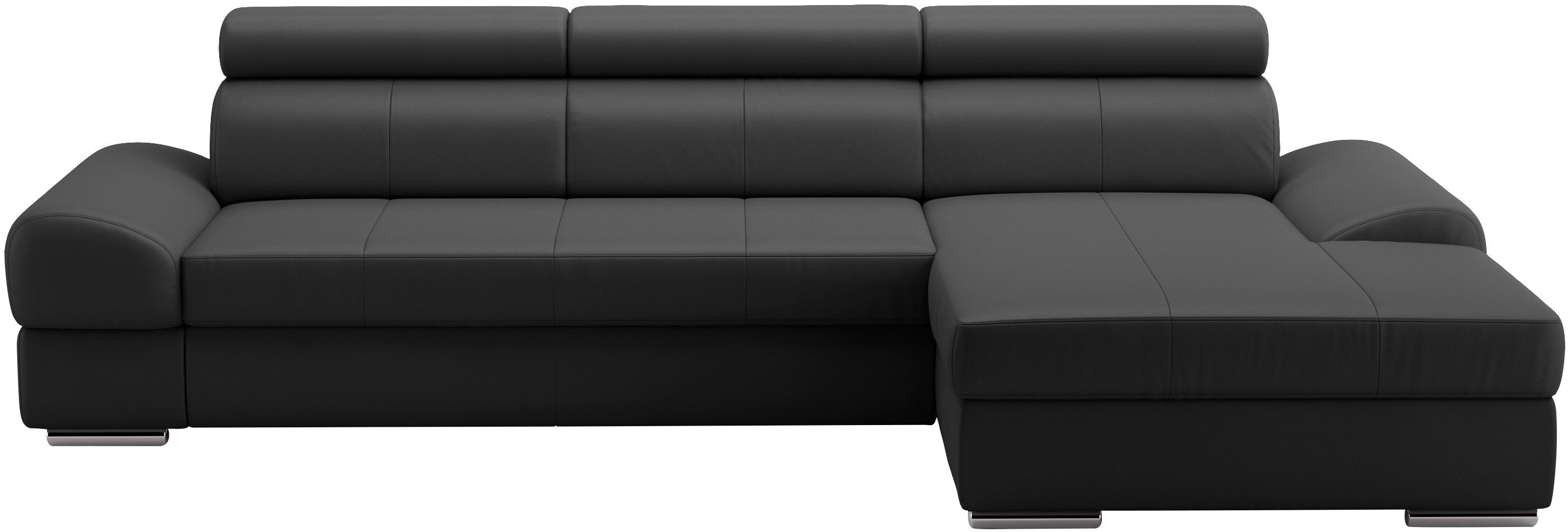 sit&more Ecksofa Broadway L-Form, inklusive Kopfteilverstellung, wahlweise mit Bettfunktion