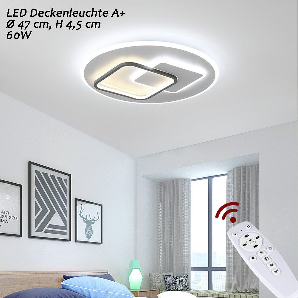 Eurohandisplay LED Deckenleuchte LED Deckenleuchte mit Fernbedienung Lichtf günstig online kaufen