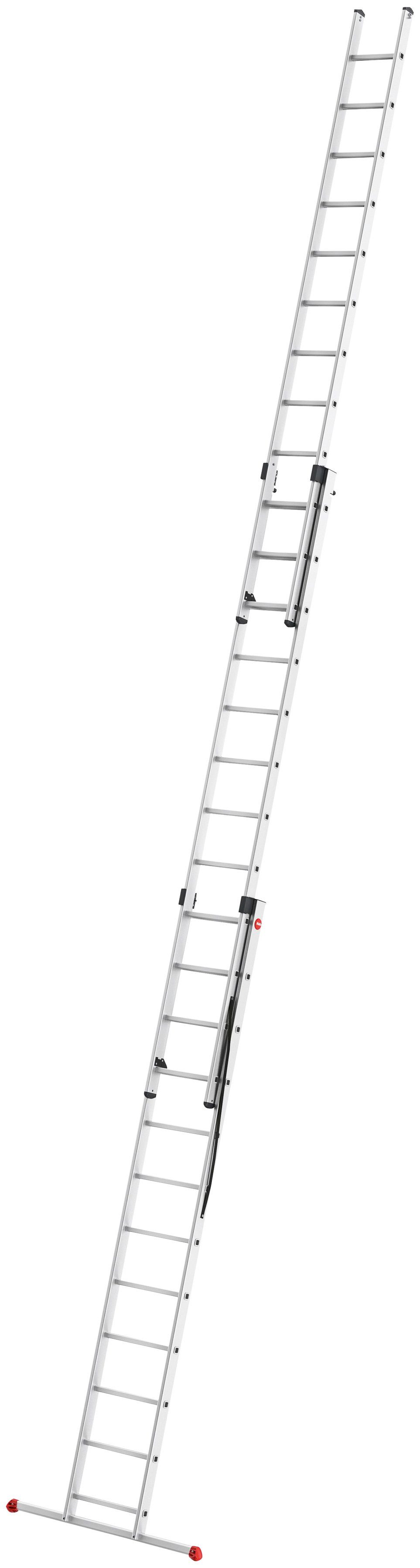 Hailo Vielzweckleiter HobbyStep combi (Set), Aluminium Kombileiter 3-teilig 3x12 Sprossen