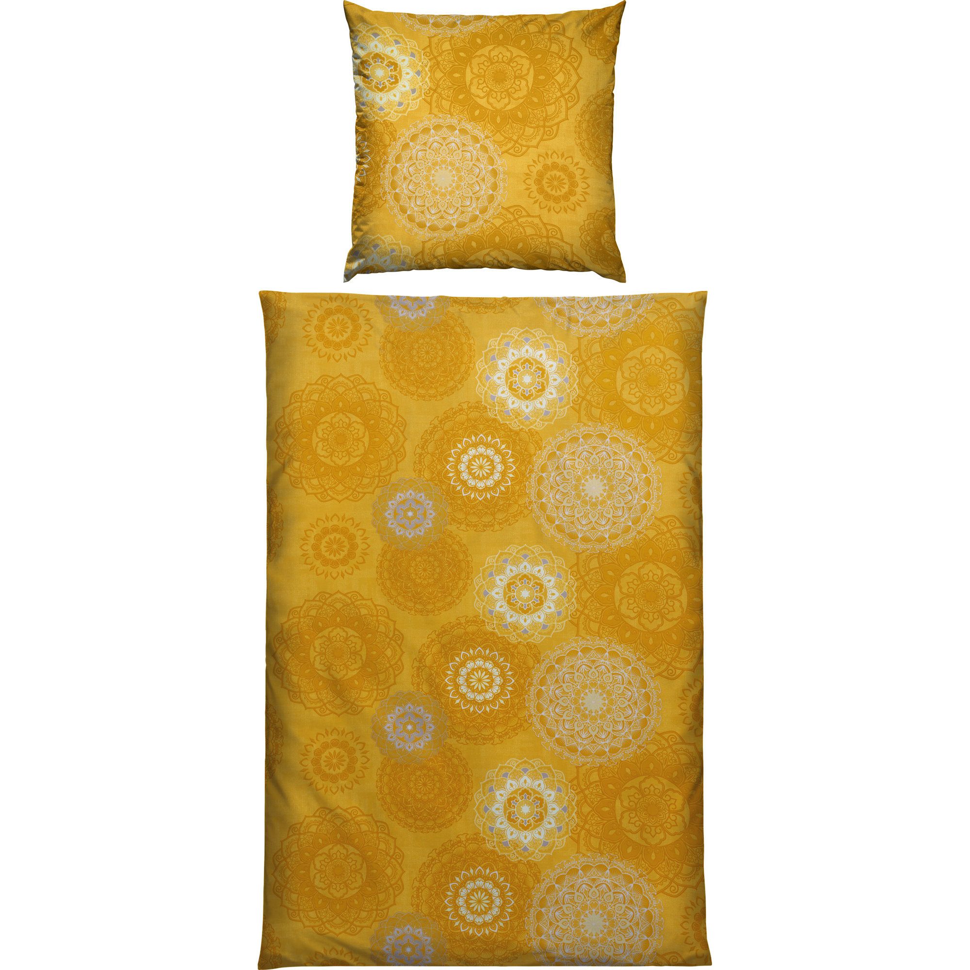 Erwin Müller Bettwäsche Bettwäsche Sparpaket 4-teilig, Baumwolle, Edelflanell Ornamente