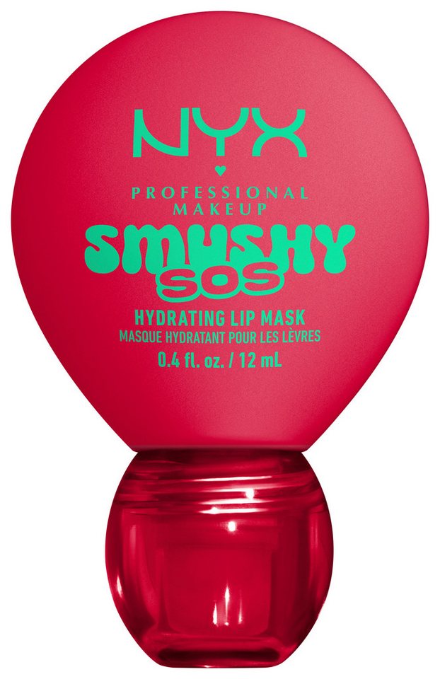 NYX PROFESSIONAL MAKEUP Lippenpflegemittel SMUSHY SOS GLOSSSY LIP BALM, pflege, getönte Farbe und professioneller Shine, alles in einem