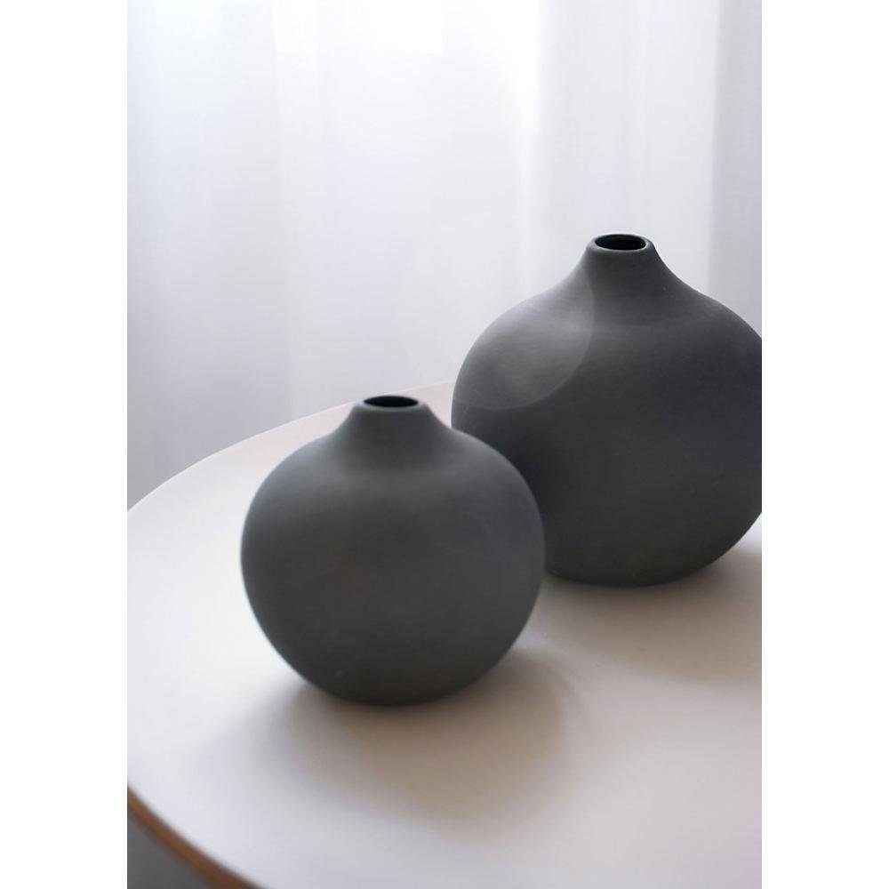 (10cm) Grey Vase Fröbacken Dark Storefactory Dekovase