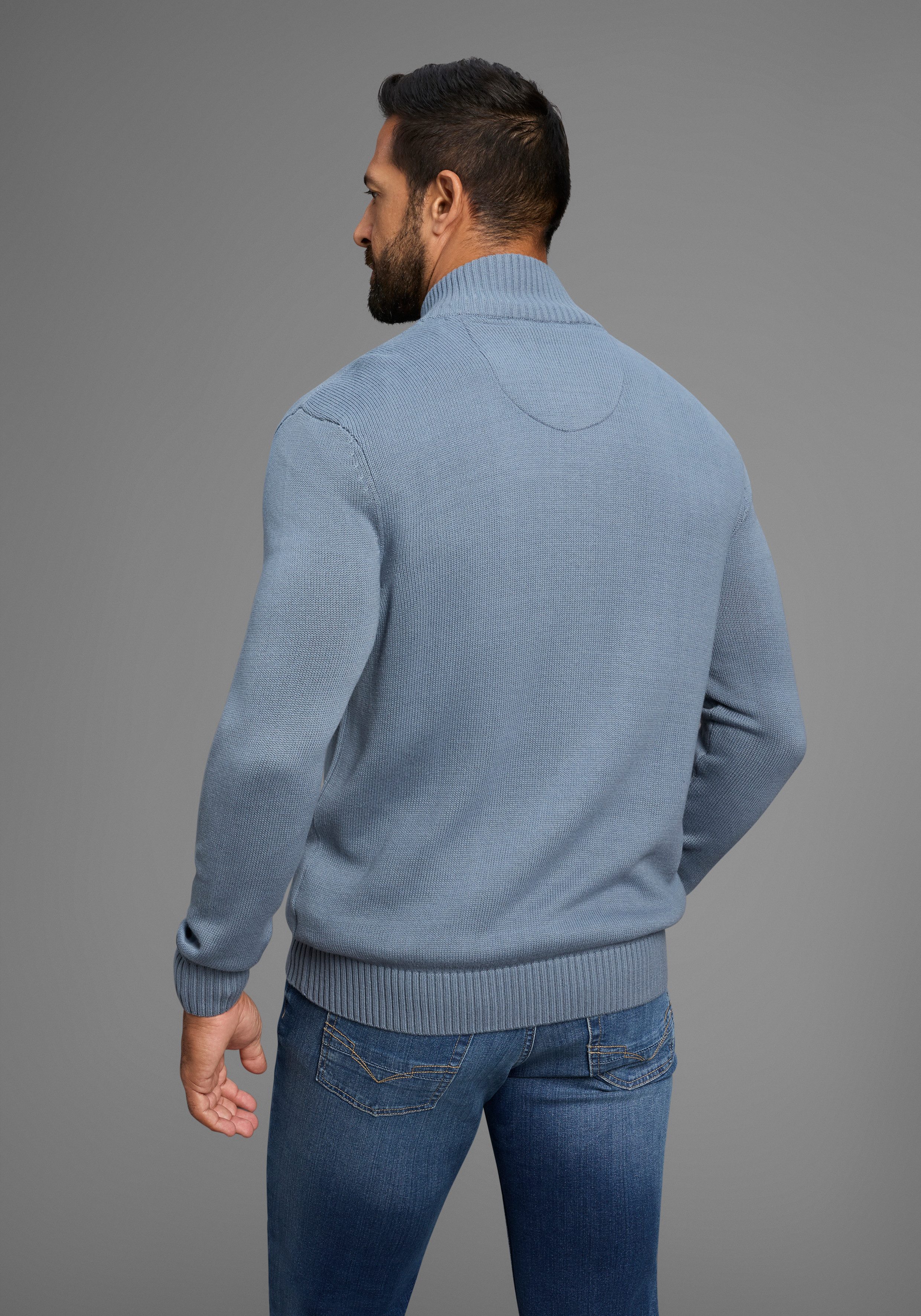 Man's World Strickjacke neue Farben! aus Baumwollmischung günstig online kaufen