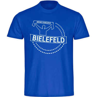 multifanshop T-Shirt Kinder Bielefeld - Meine Fankurve - Boy Girl