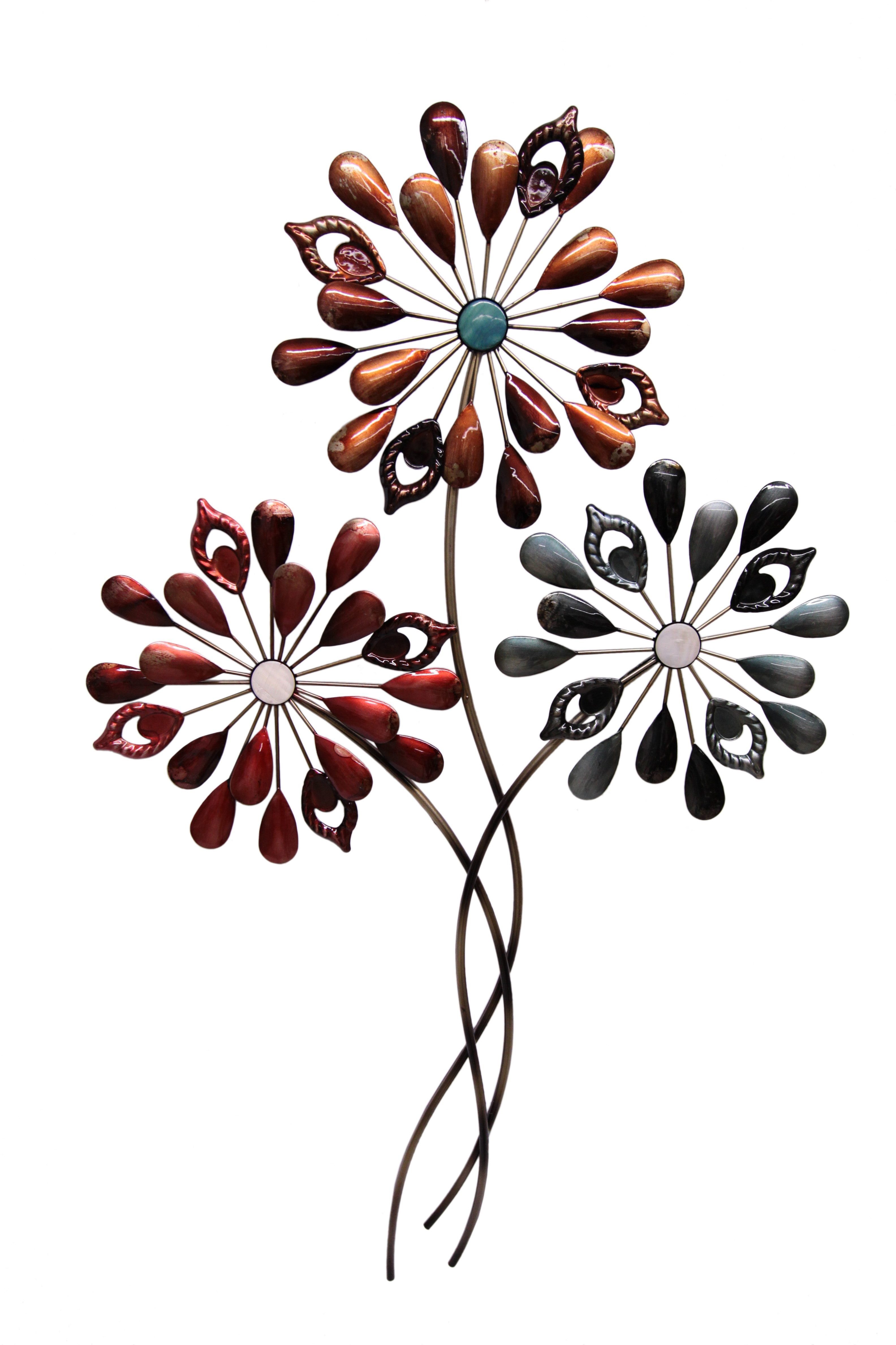 Wanddekoobjekt Blumen