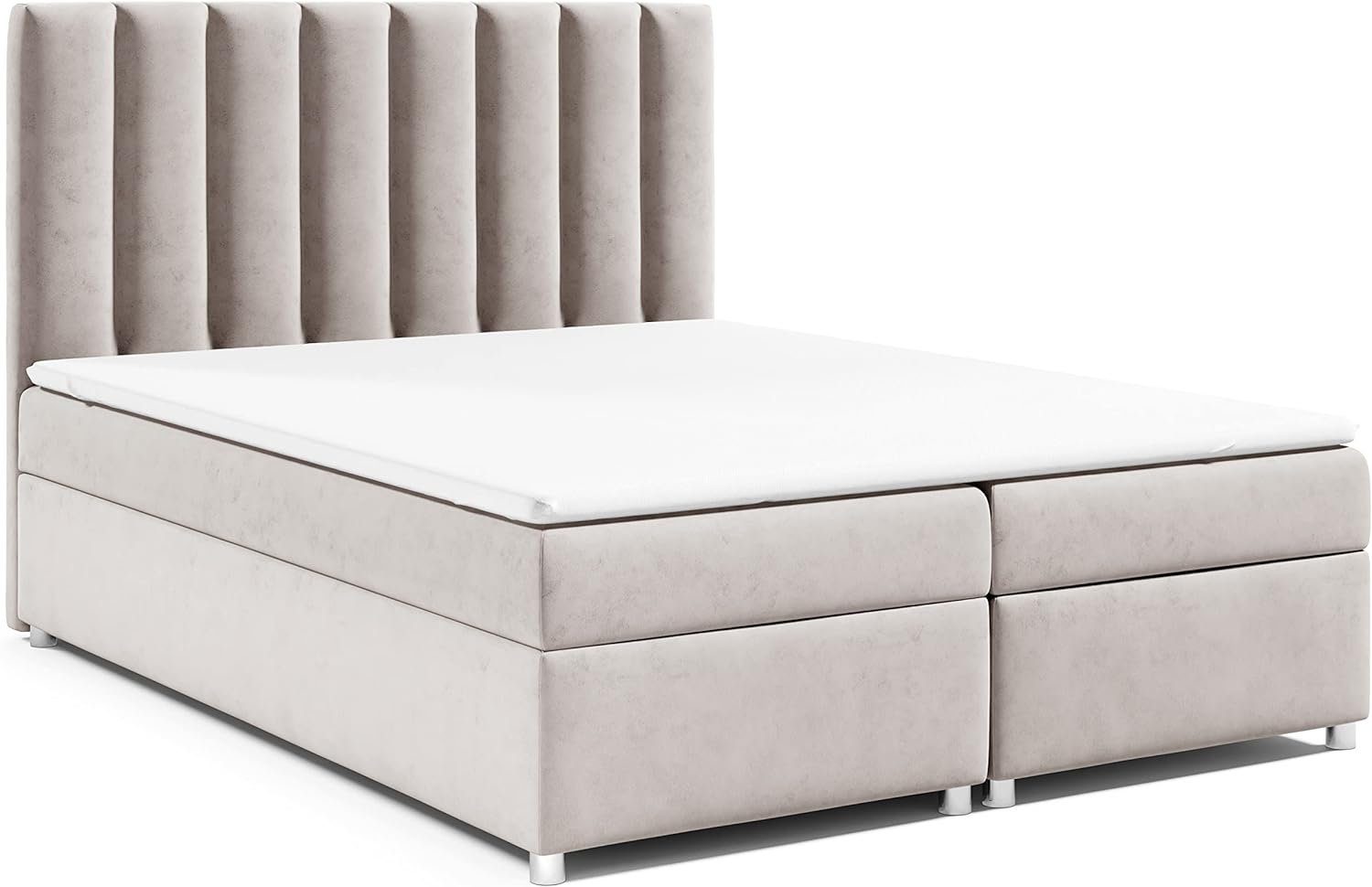 Best for Home Boxspringbett mit Bettkasten Trinity K-10 Bonellfederkern inkl. Topper, mit Lieferung, Aufbau & Entsorgung