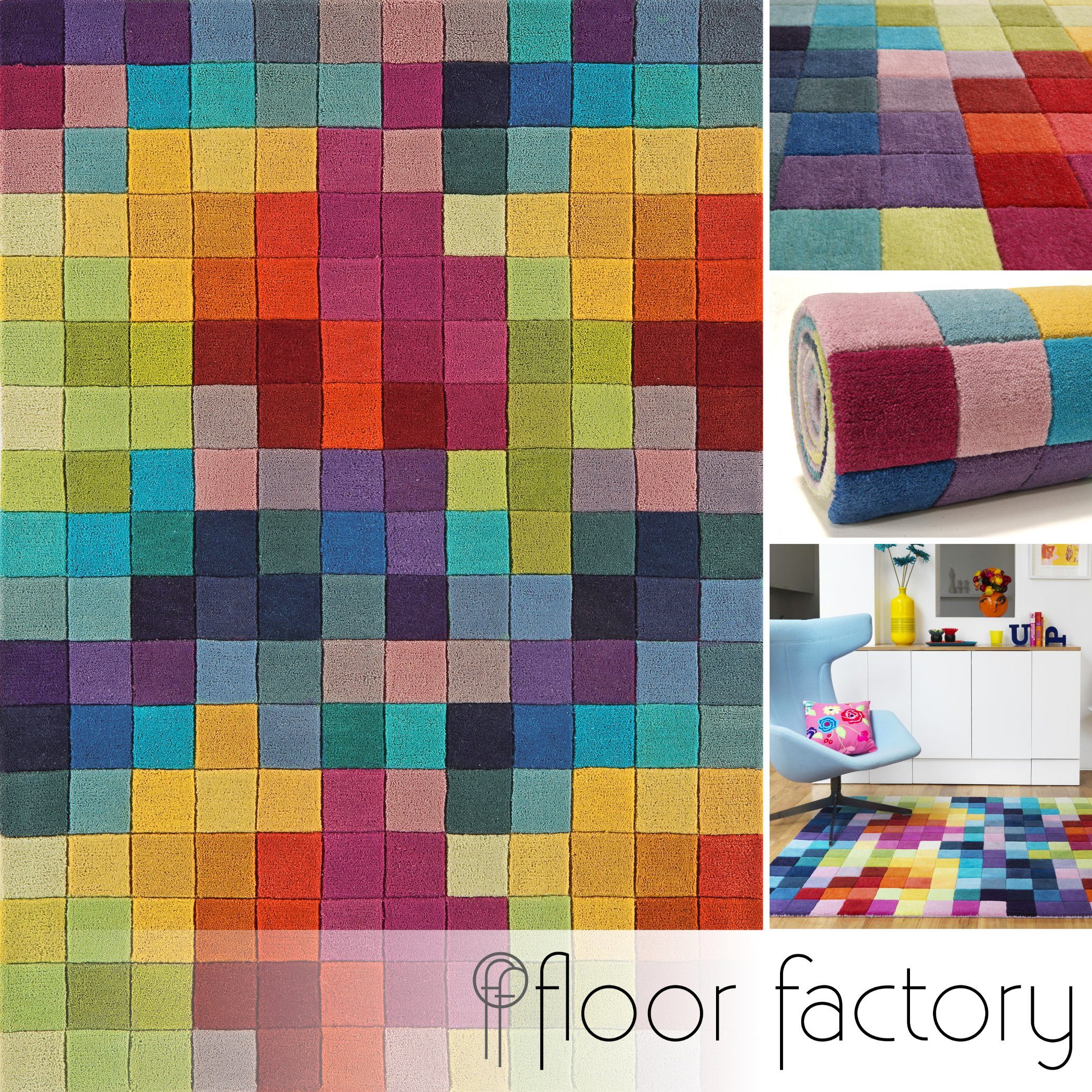 floor factory Wollteppich Festival, rechteckig, Höhe: günstig online kaufen