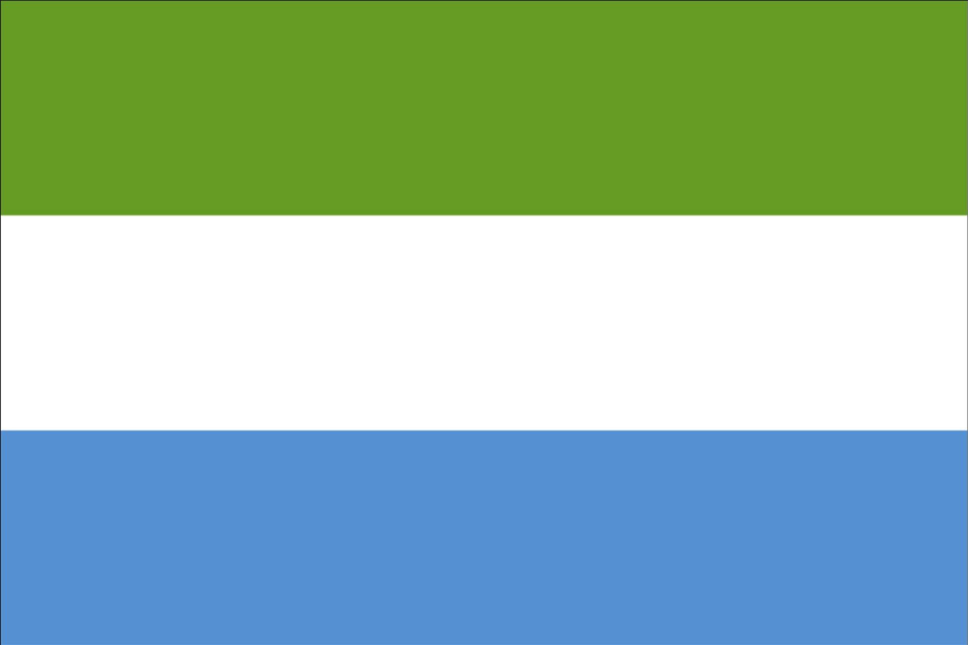 flaggenmeer Flagge Flagge Sierra Leone 110 g/m² Querformat