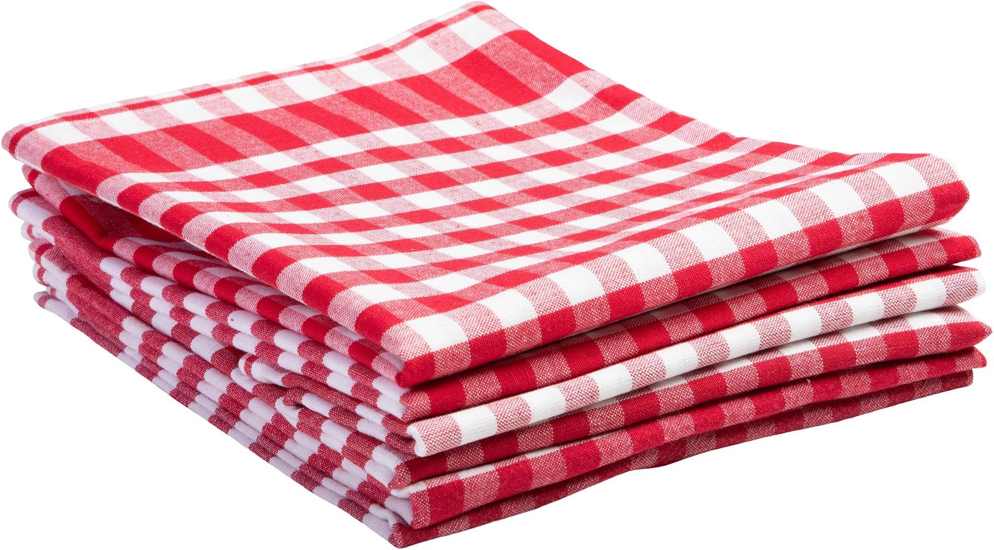 stuco Geschirrtuch vichy, (Set, 6-tlg) günstig online kaufen