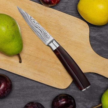 KEENZO Obstmesser Gemüsemesser Schälmesser Küchen Messer