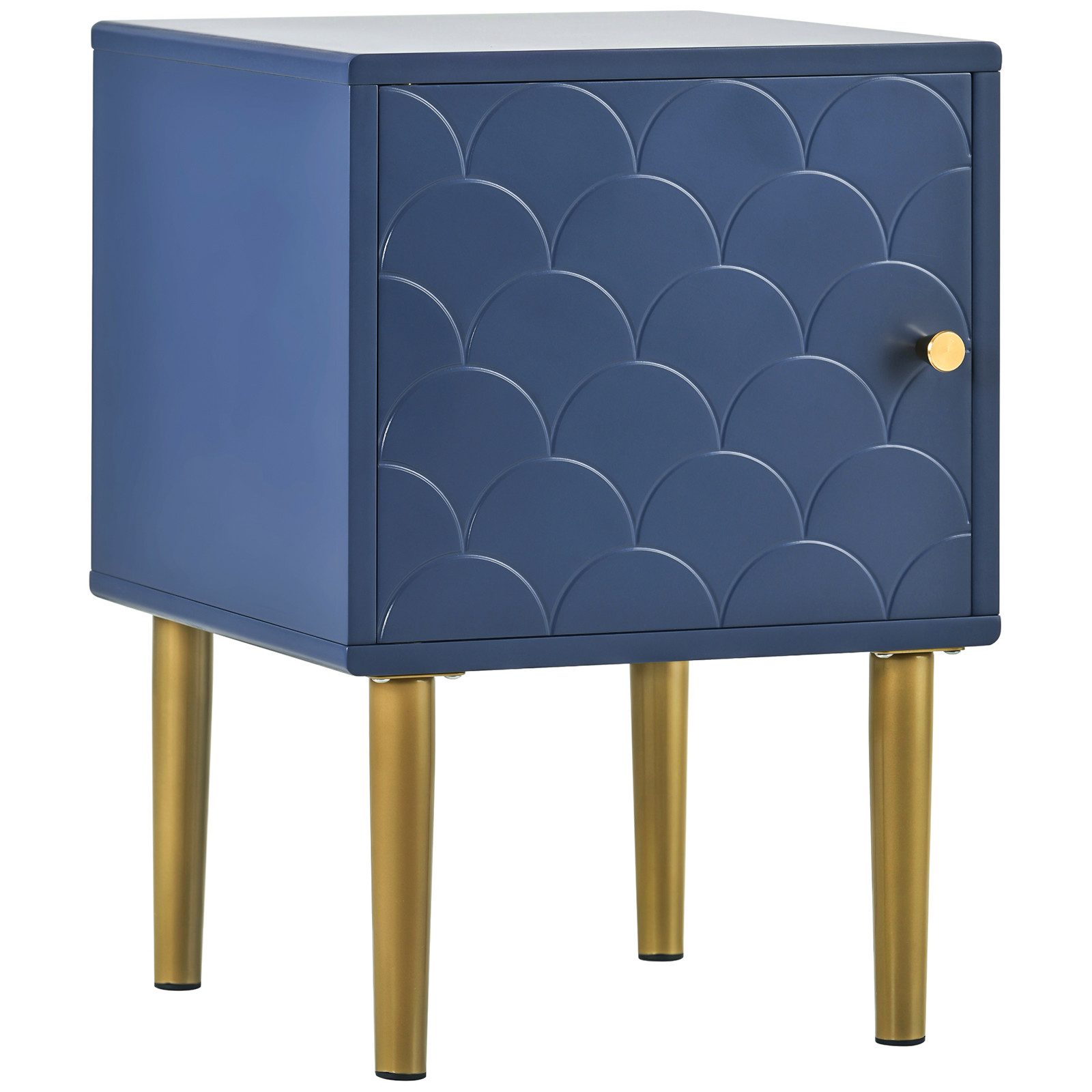 Yorbay Kommode mit verstellbarer Ablage - 2 Türen, 3 Schubladen Sideboard