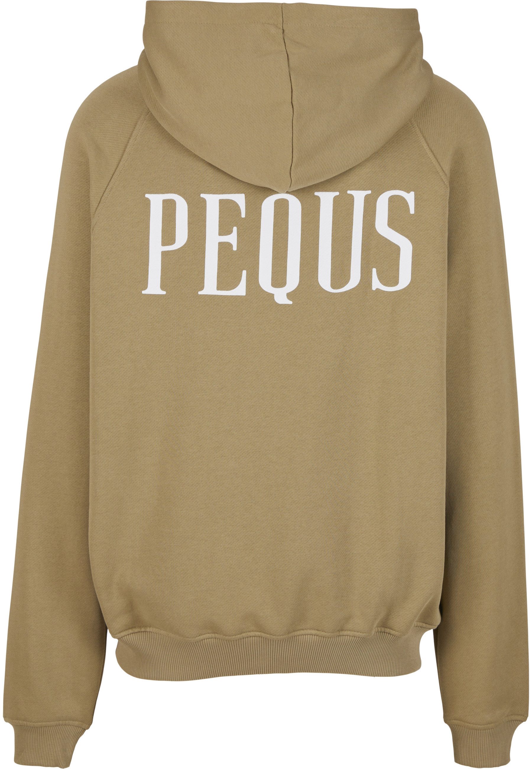 PEQUS Kapuzenpullover PEQUS PEQUS Back Logo Zip-Hoodie (1-tlg)