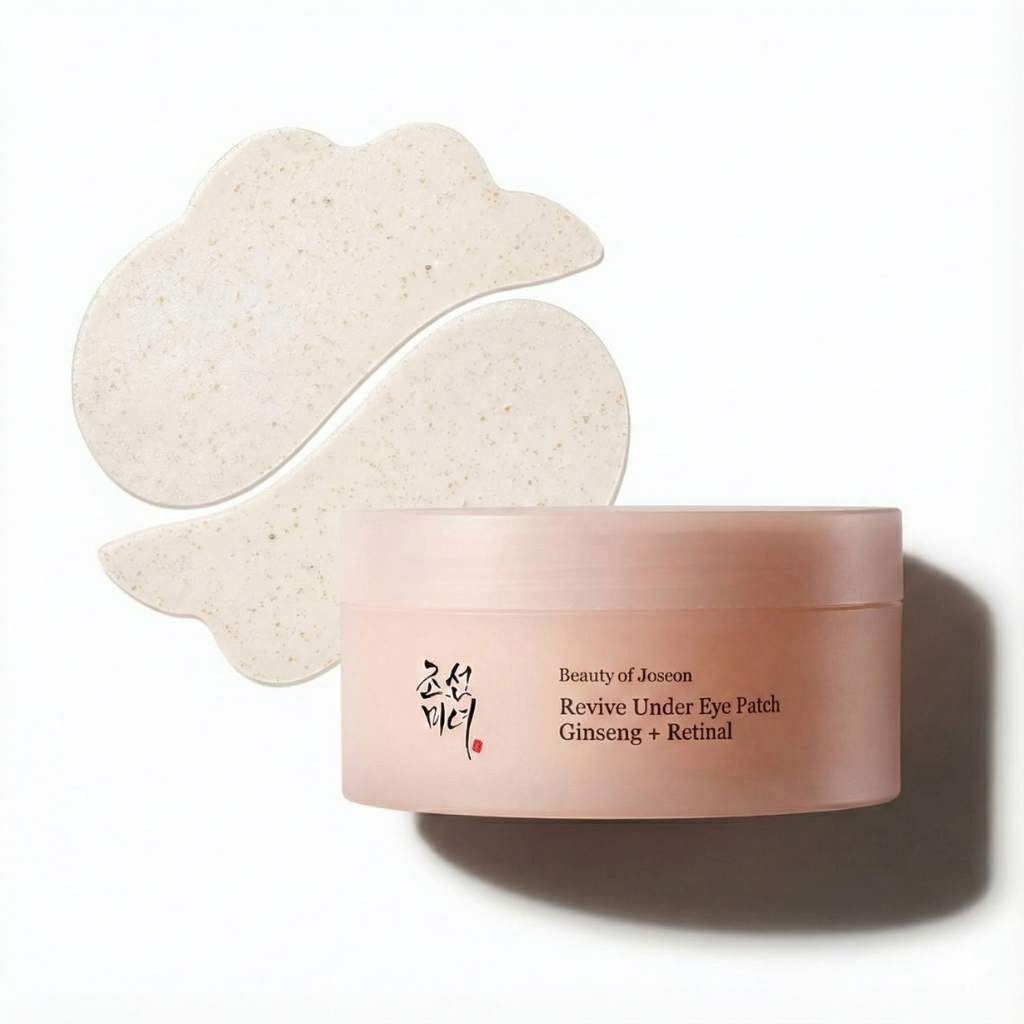 Beauty of Joseon Augenpads Revive Under Eye Patch – straffende Hydrogel-Augenpads mit Ginseng &, feuchtigkeitsspendend & vielseitig anwendbar – 60 Stück
