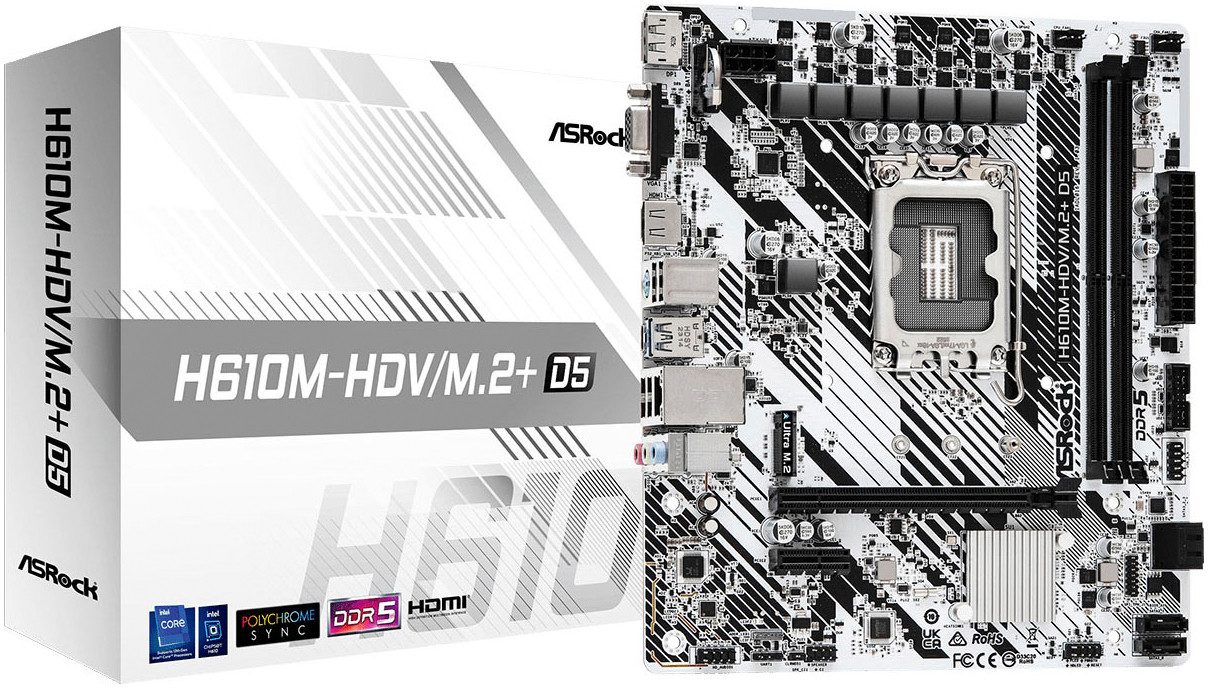 Asrock H610M-HDV/M.2+ D5 Mainboard