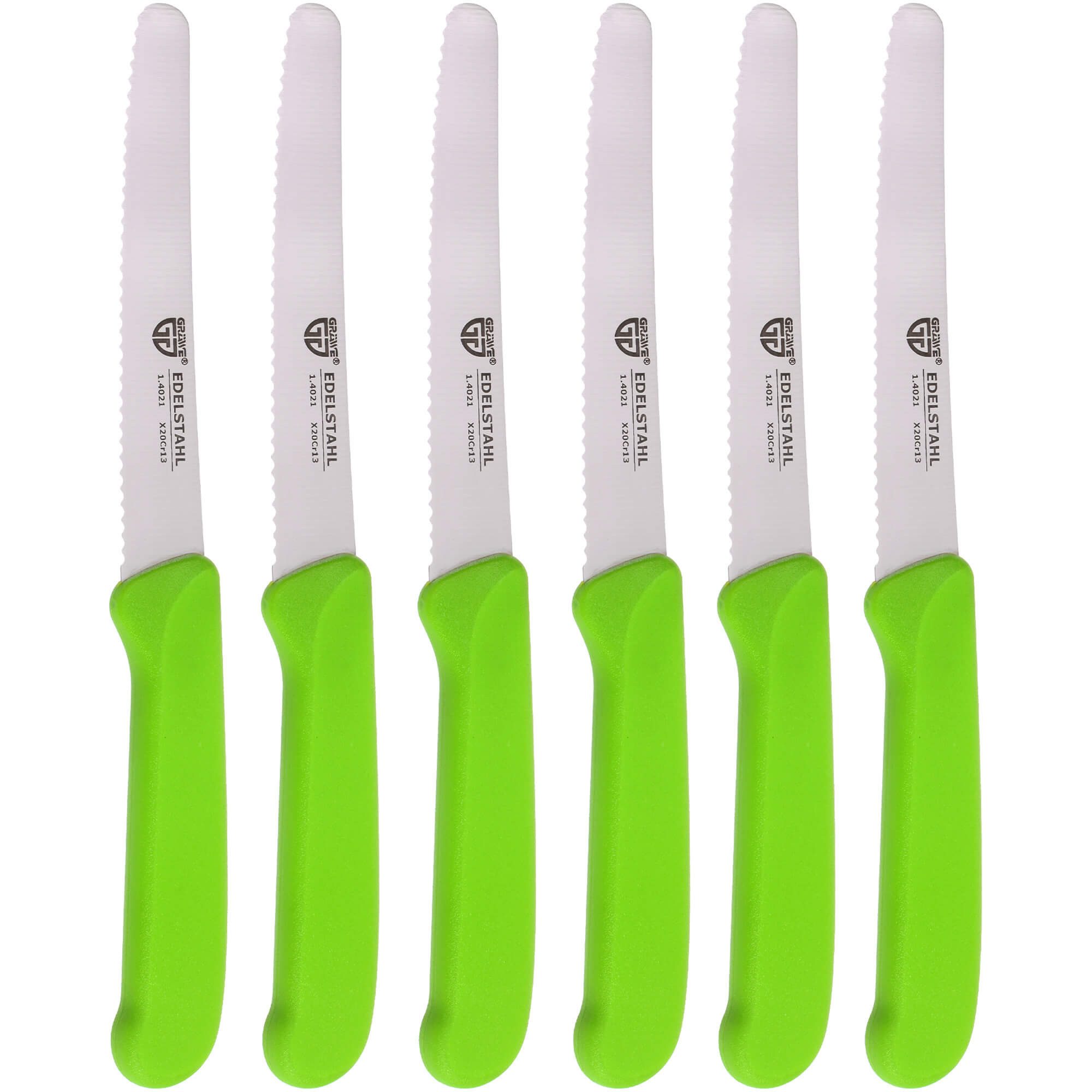 Tafelmesser GRÄWE Frühstücks-/ Brötchenmesser 6 Stück