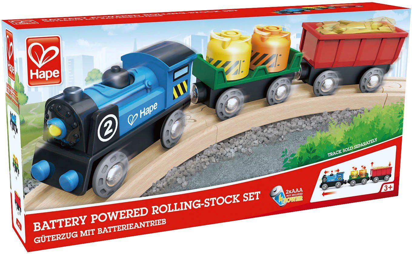 Hape Spielzeug-Eisenbahn Güterzug mit Batterieantrieb günstig online kaufen
