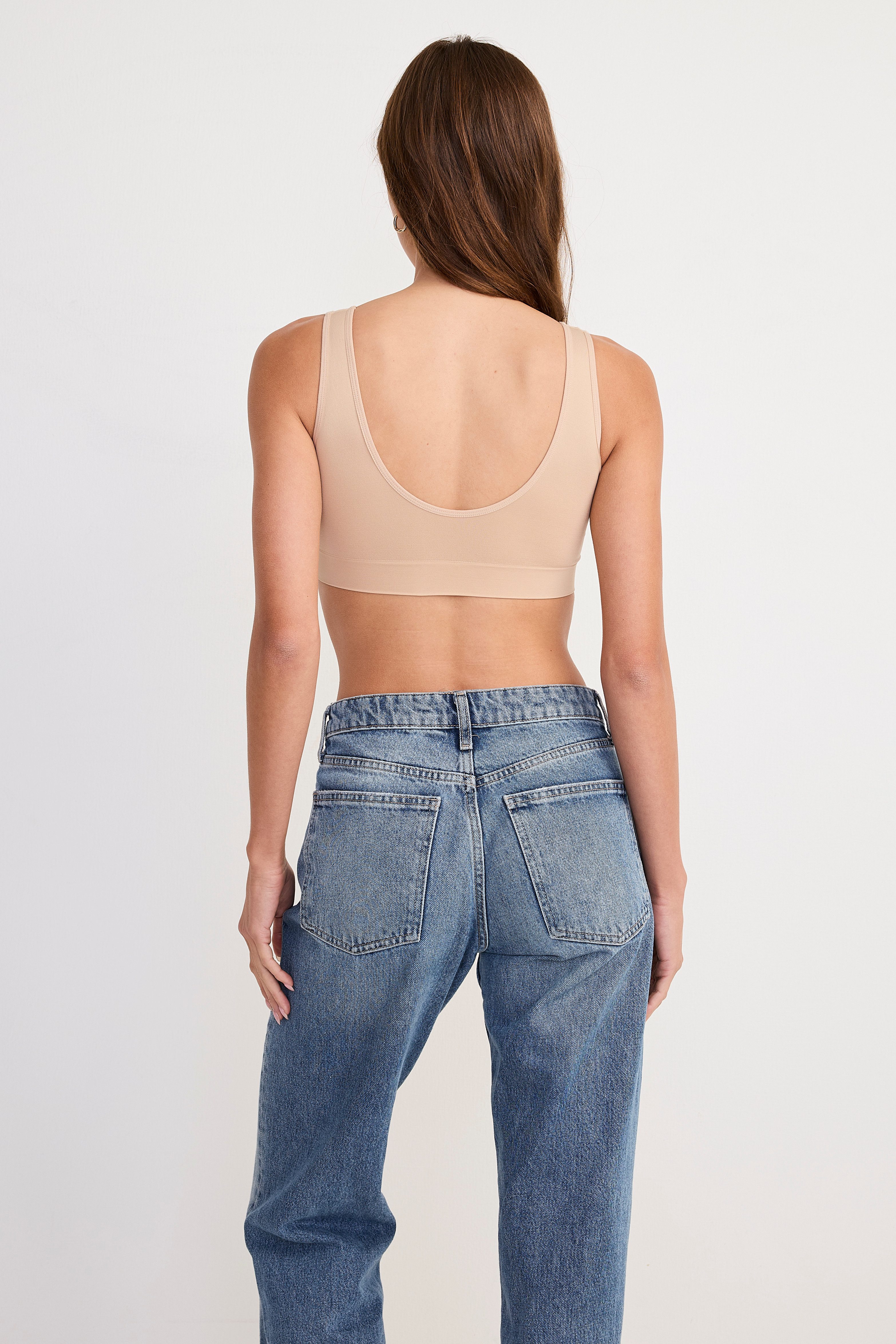 Jockey Bralette Seamfree Stretch (2er Pack) Rundhals, breite Träger, ohne Seitennähte – Bild 4 von 5