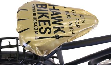 HAWK Bikes Trekkingrad HAWK Trekking Gent Premium Plus Black, 24 Gang microSHIFT