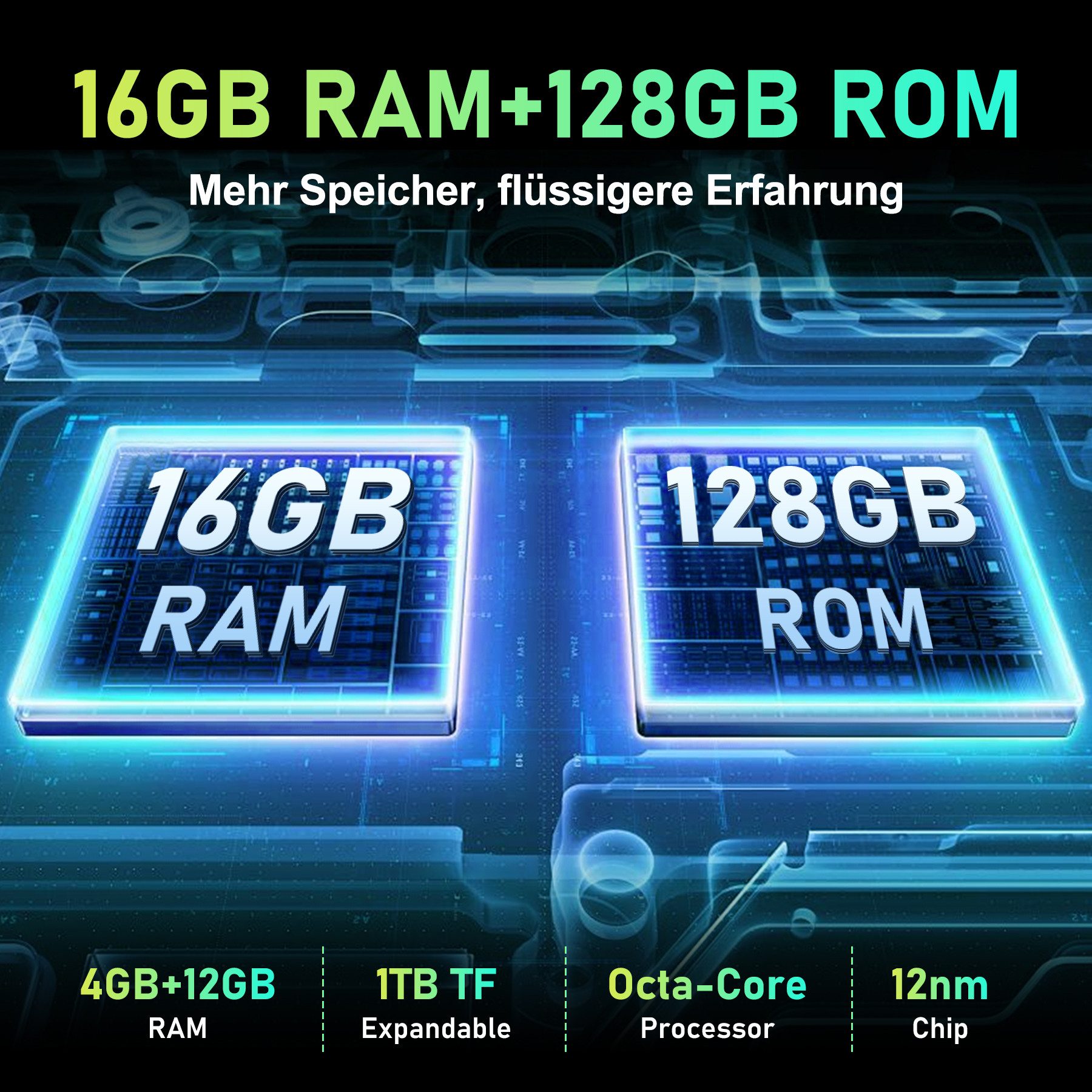 OUKITEL C59 Android 15 Smartphone (17,48 cm/6.88 Zoll, 128 GB Speicherplatz, 13 MP Kamera, 10000mAh, 16GB RAM 128GB ROM, 6,88 Zoll HD+, GPS, 4G Dual SIM)