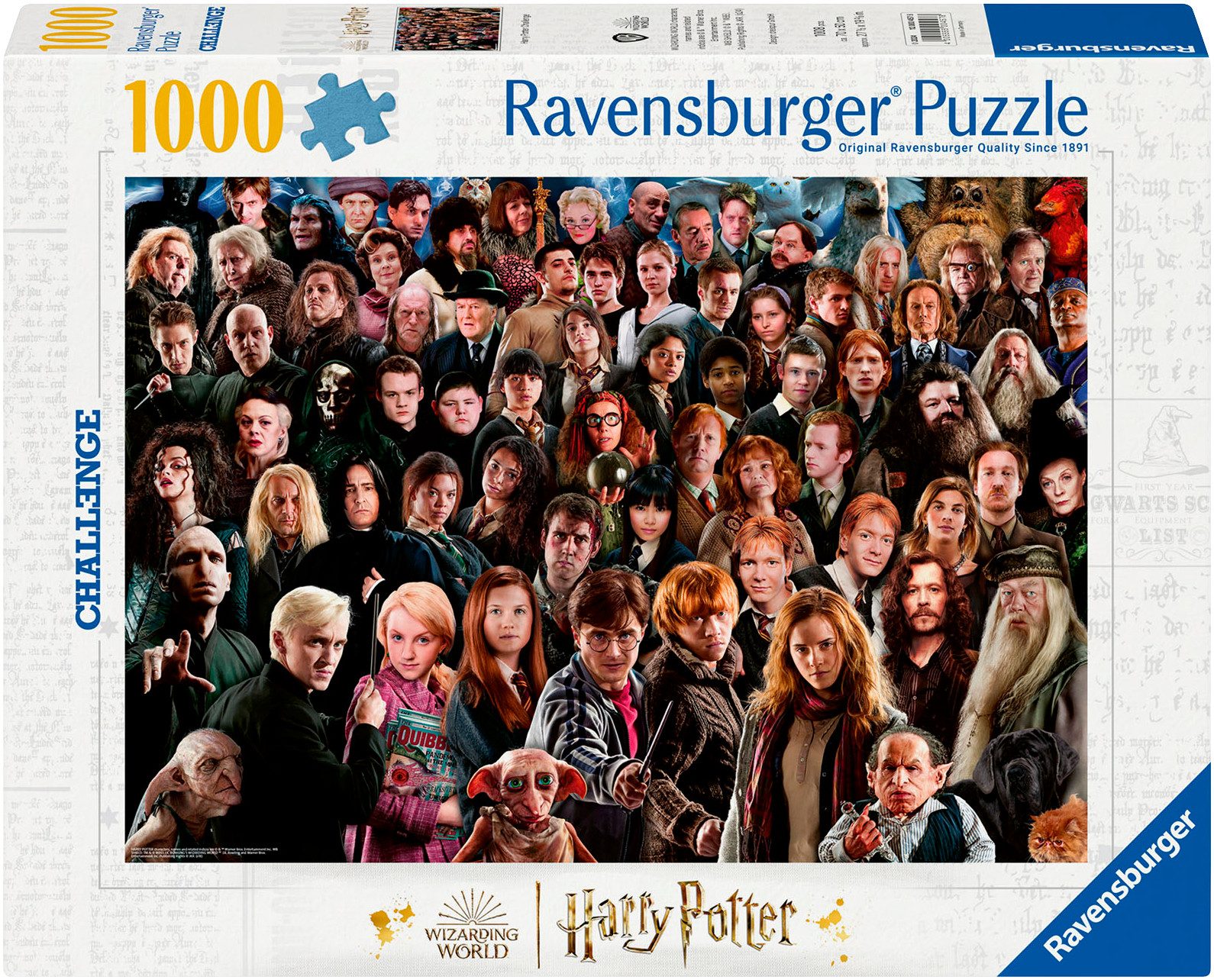 Ravensburger Puzzle Challenge, Harry Potter, 1000 Puzzleteile, Made in Germ günstig online kaufen