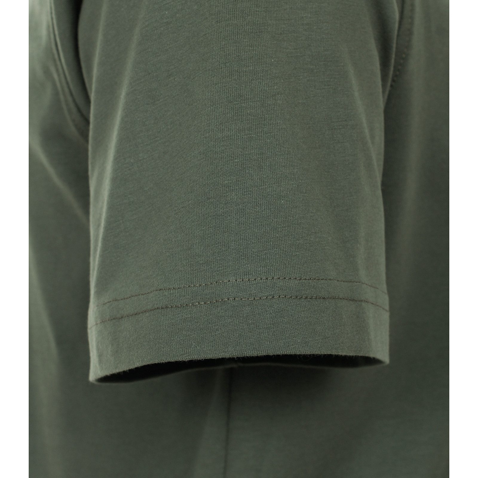 CASAMODA Rundhalsshirt CasaModa Basic T-Shirt Übergröße oliv