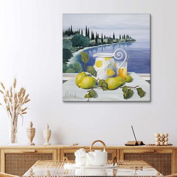 Posterlounge Leinwandbild Franz Heigl, Erfrischung des Südens, Küche Mediterran Malerei