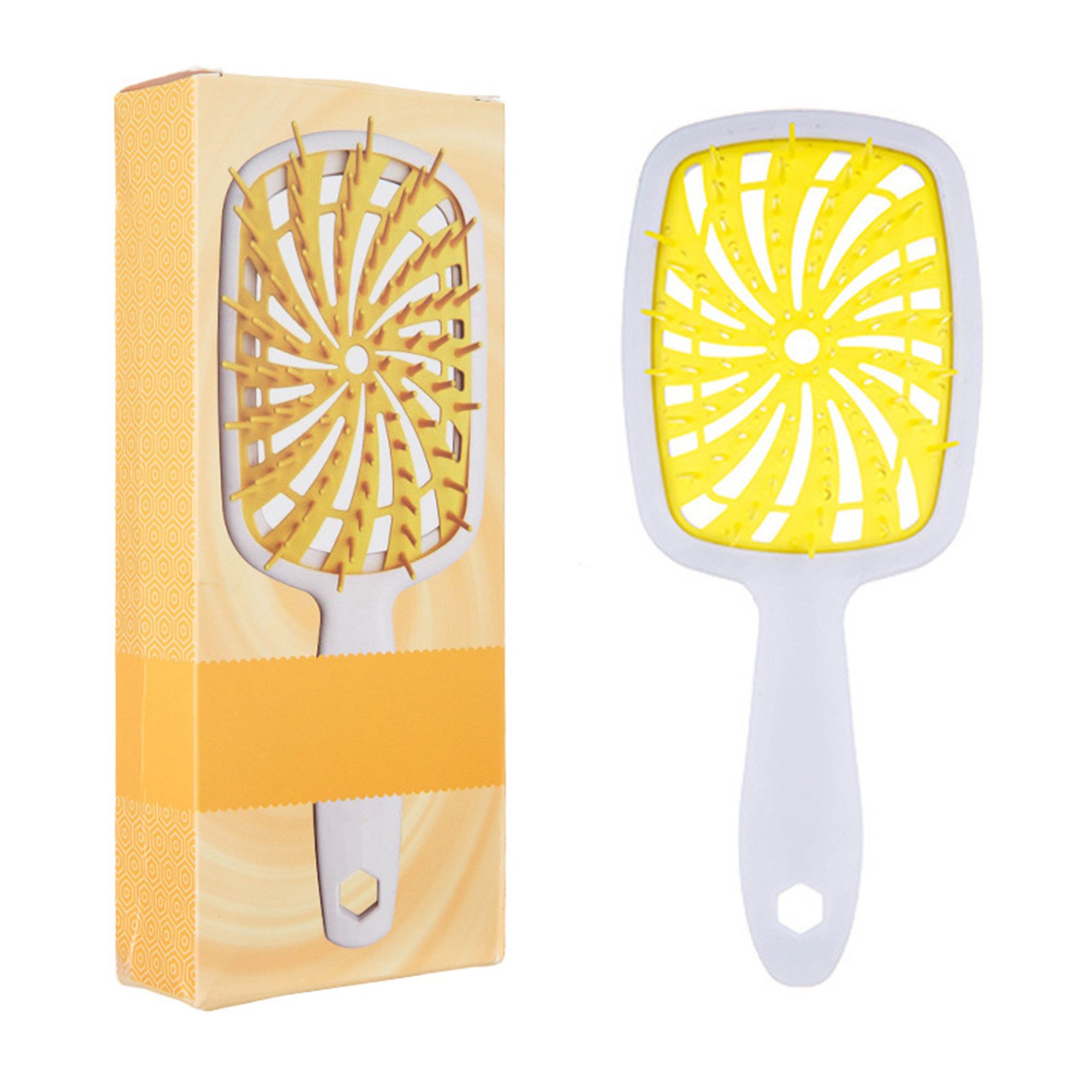 ibettertec Haarbürsten-Set Heat UNbrush!! UNbrush Plus Entwirrbürste für sanftes und effektives, Entwirren bei nassen oder trockenen zerbrechlichen Haartypen – 84 UltraFlex-Borsten, ultraleichte, antistatische, belüftete