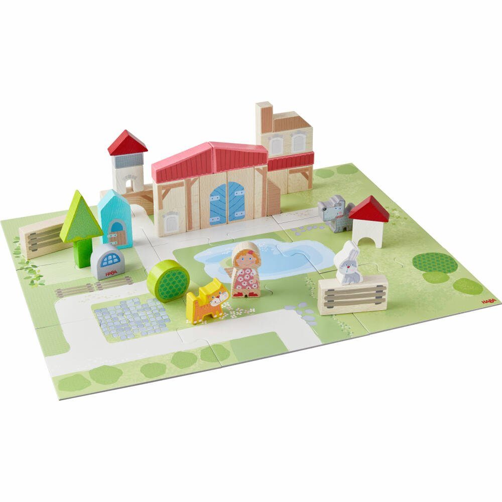 Haba Spielwelt Bausteine Пазли-Landleben