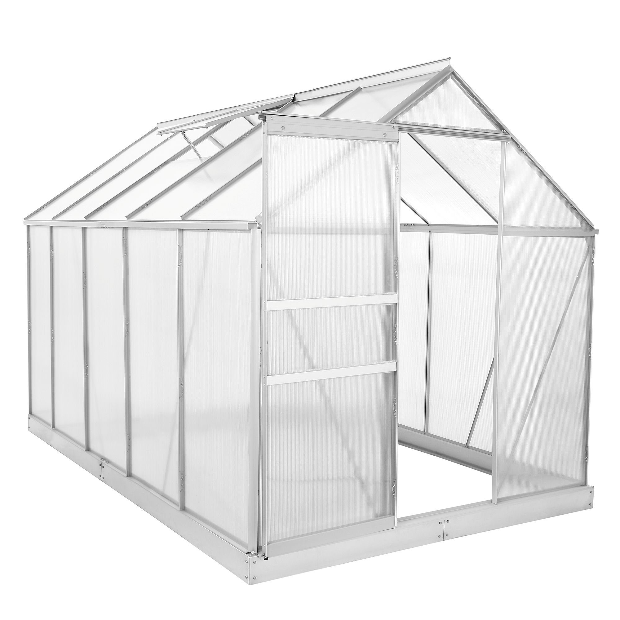 Zelsius Gewächshaus Aluminium Gewächshaus SET, 310 x 190 cm, inkl