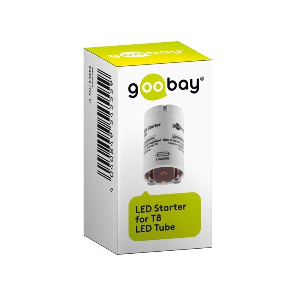 Goobay Lichtschalter Goobay LED Set 54555 LED T8, Starter, Röhre 3er Für