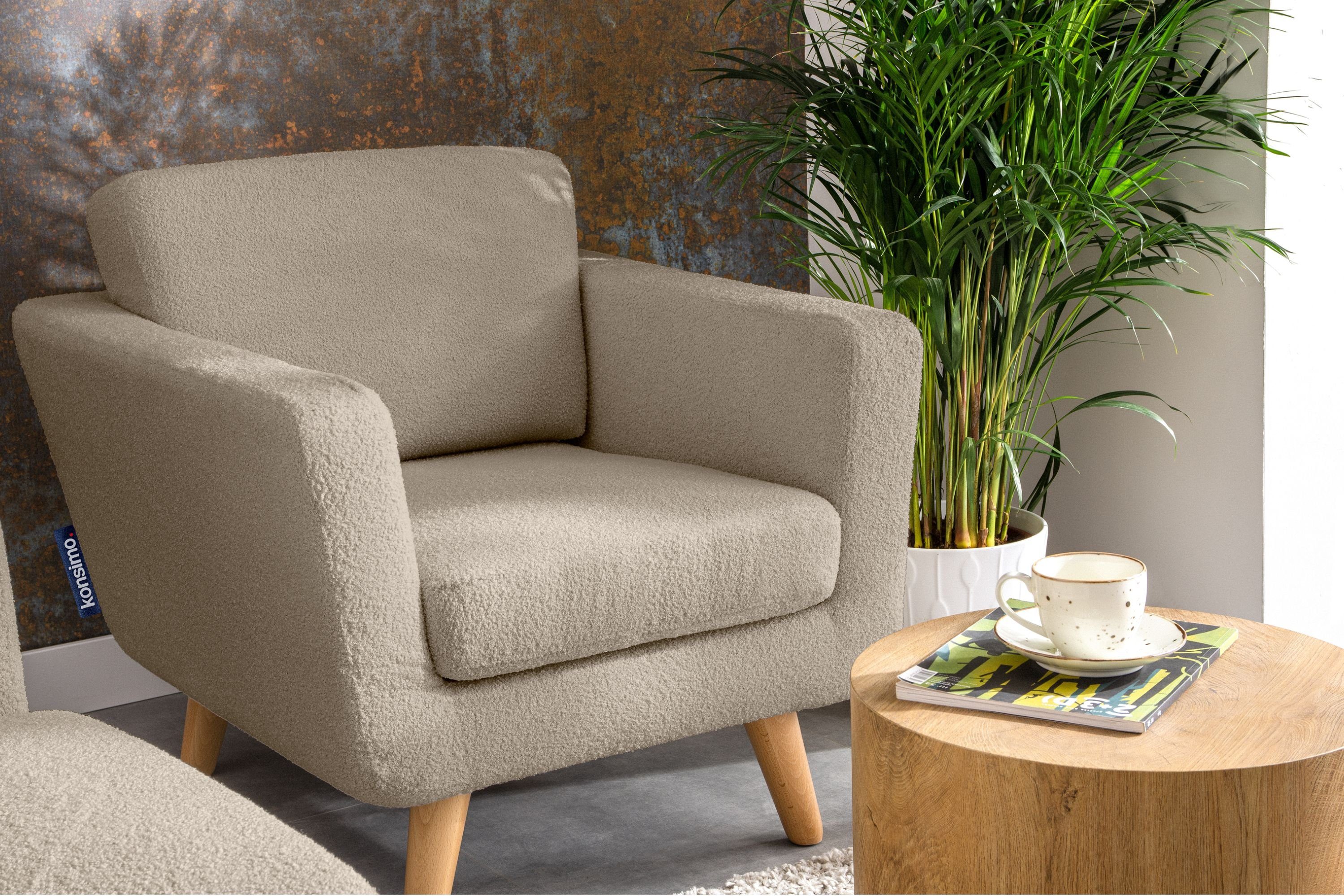 KONSIMO® Sessel TAGIO hergestellt in der EU, (Sessel), Scandi-Stil, Made in günstig online kaufen