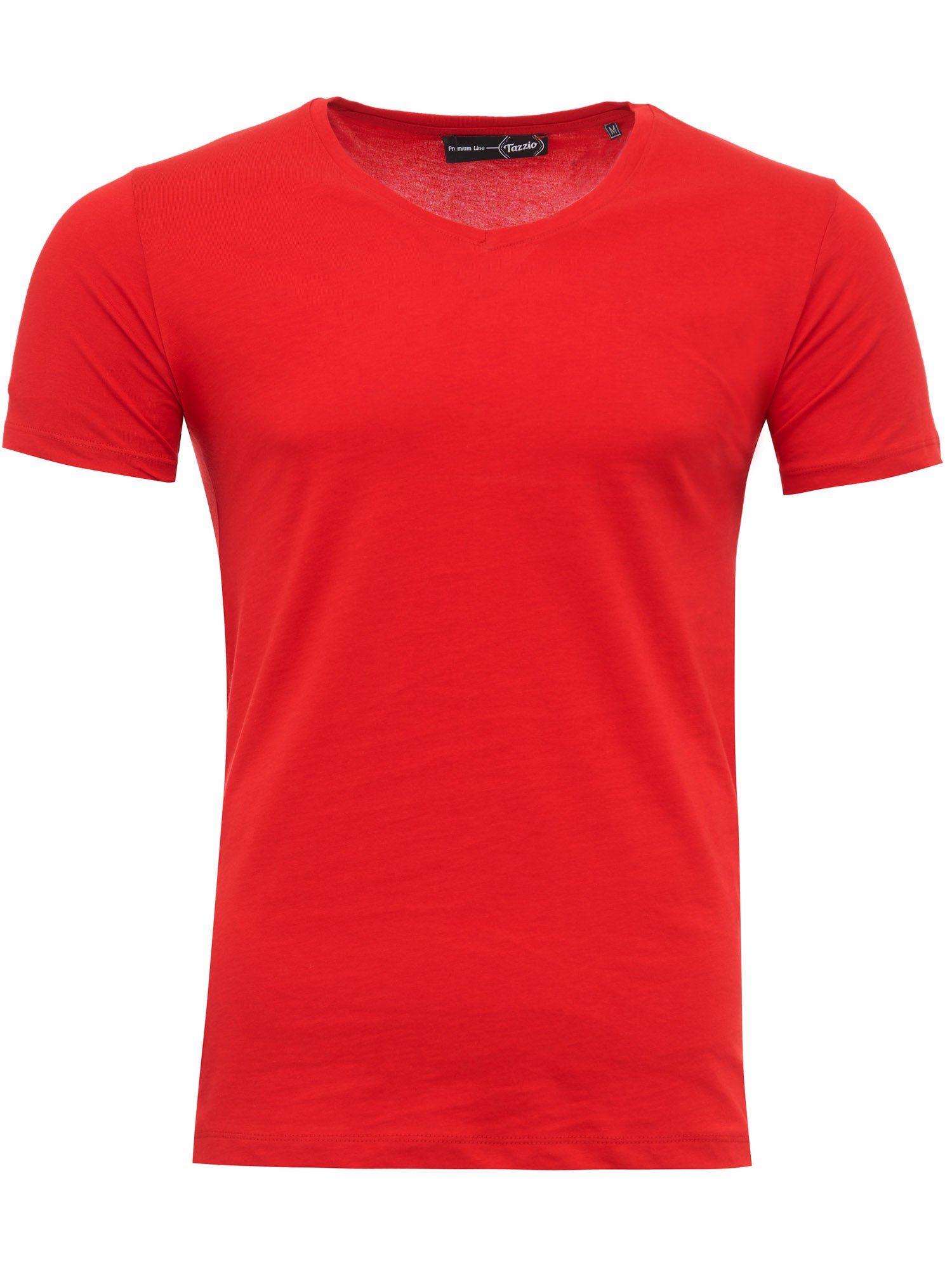 (2-tlg) rot E101 im 2er-Pack mit V-Ausschnitt Tazzio T-Shirt