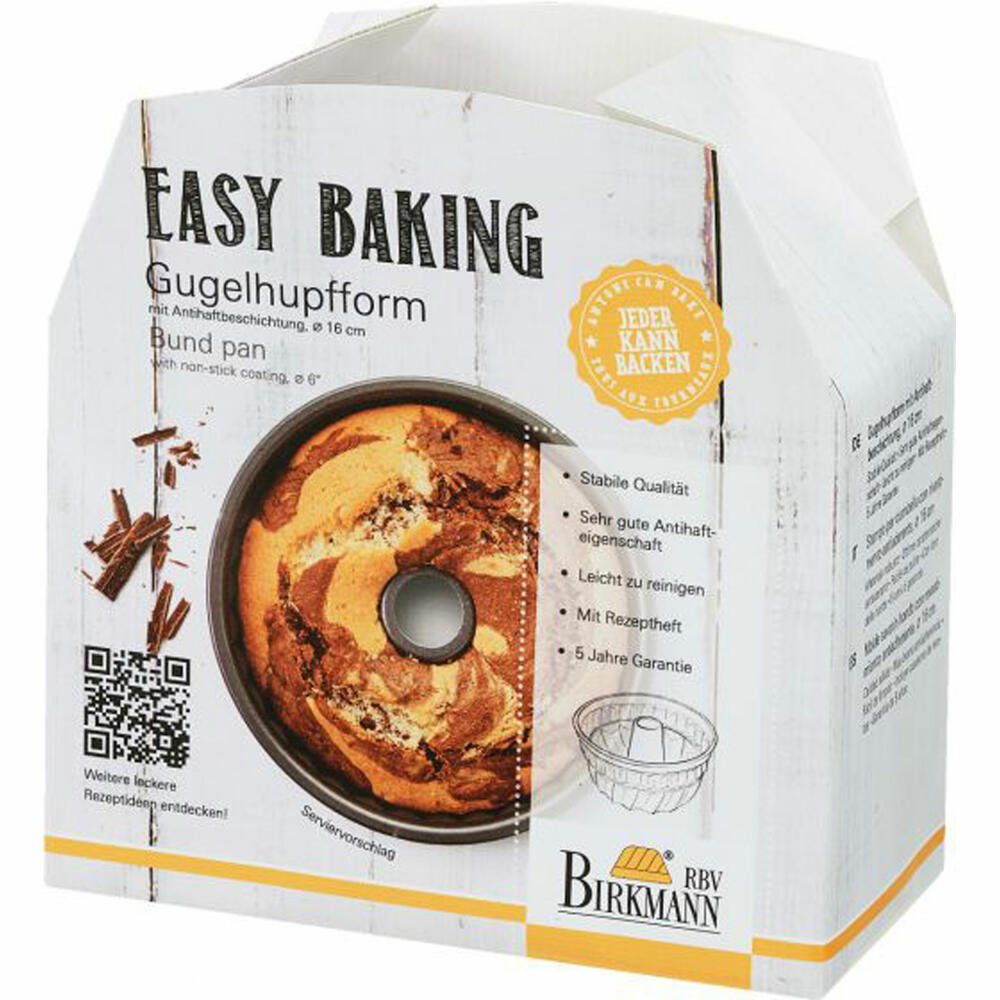 Gugelhupfform Baking Easy cm 16 Birkmann