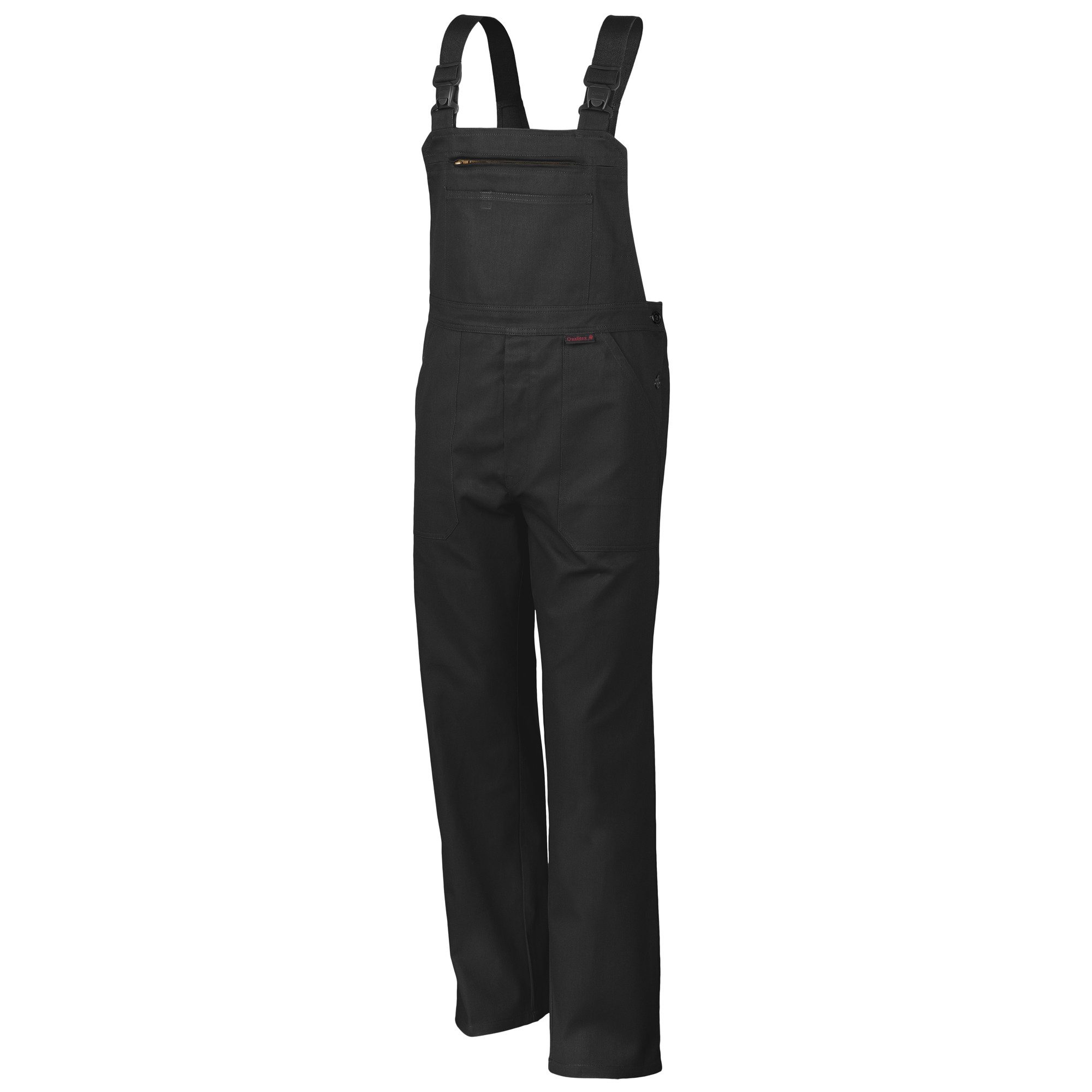 Qualitex Workwear Arbeitslatzhose classical Latzhose - pflegeleichter Blaumann aus reiner Baumwolle